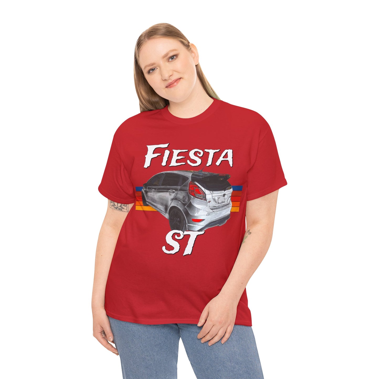 Fiesta ST Hot Hatch Turbo Charged Hatchback Sports Car Heavy Cotton Tee