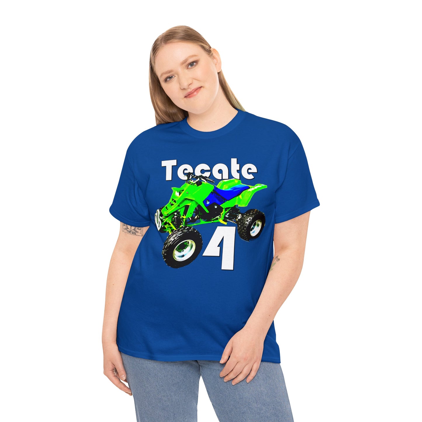 Tecate Vintage Four Wheeler 4 Wheeler ATC ATV Heavy Cotton Tee