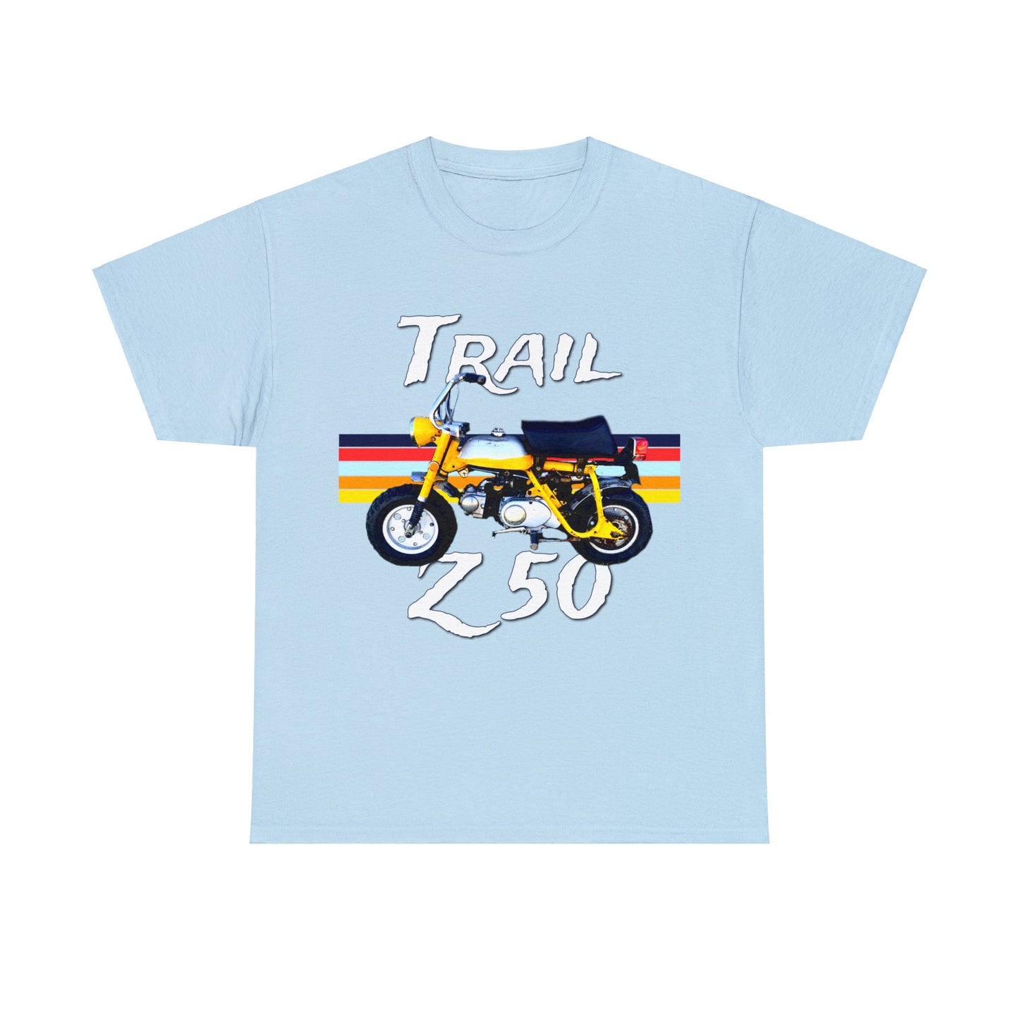 Trail Z 50 Vintage Mini Bike Monkey Motorcycle Heavy Cotton Tee