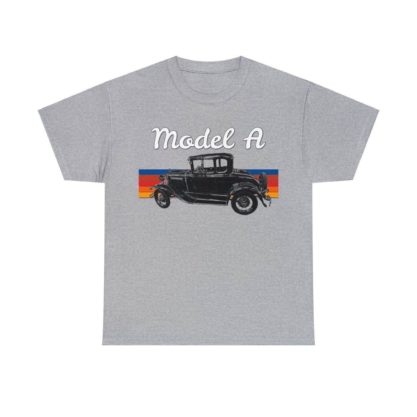 Vintage Model A Car, 1930 Model A Coupe Vintage American Car Heavy Cotton Tee