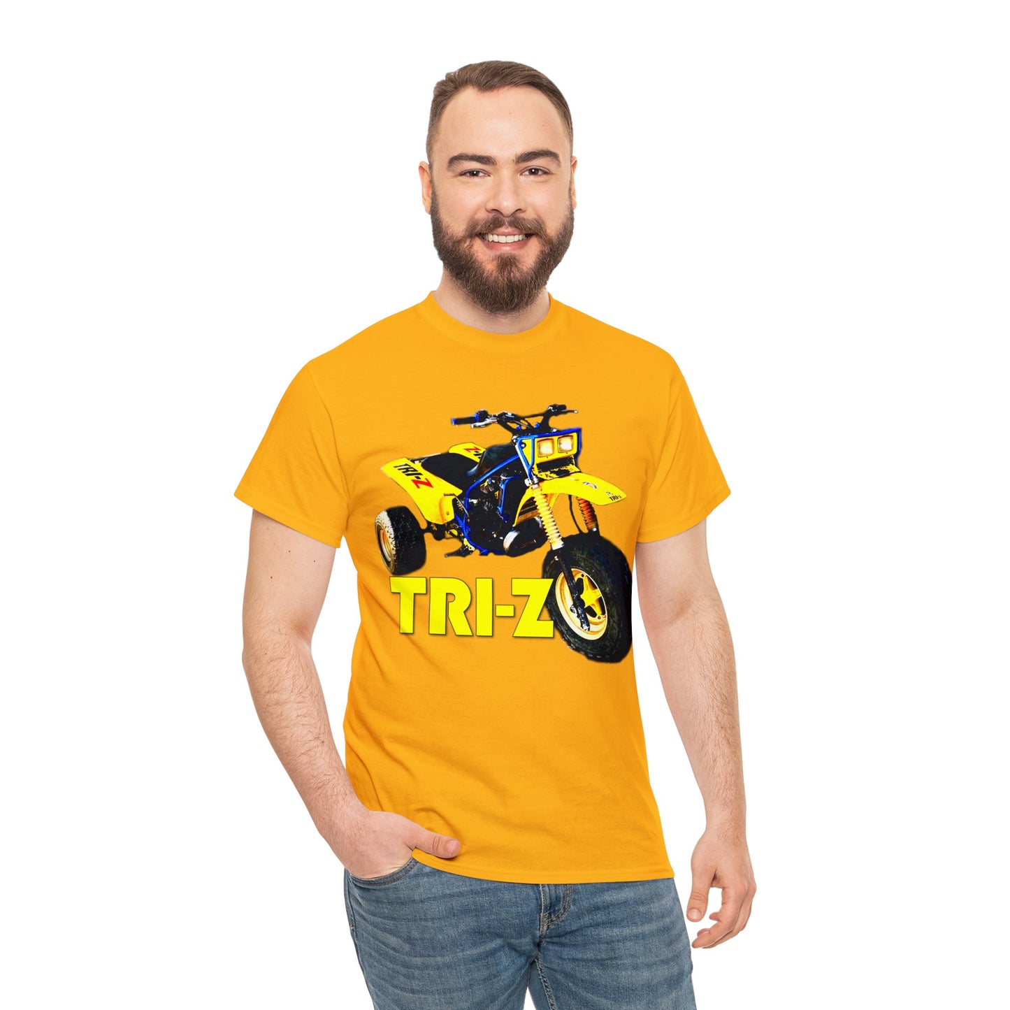 Tri Z Vintage Three Wheeler 3 Wheeler ATC ATV Heavy Cotton Tee