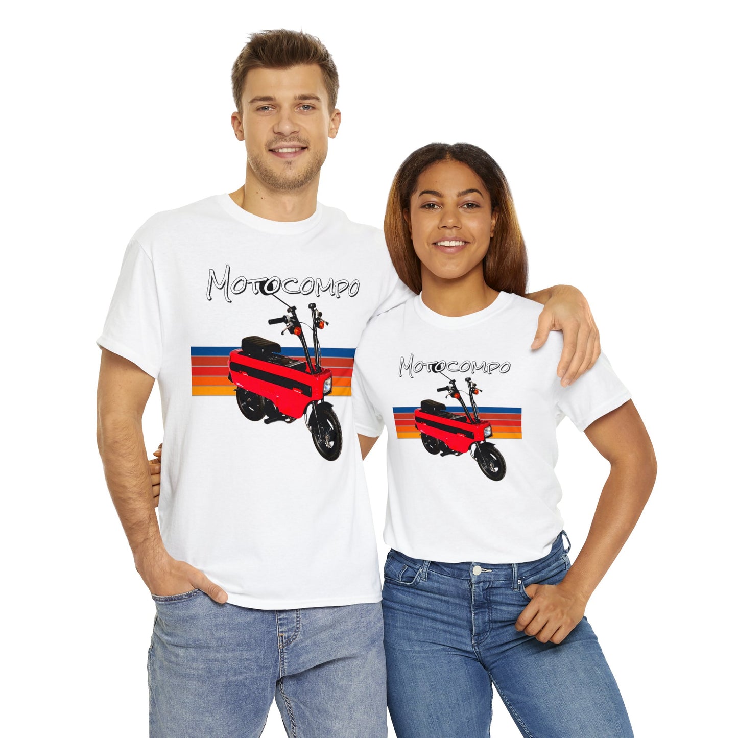 Motocompo Scooter Mini Bike Motorcycle Moped Heavy Cotton Tee