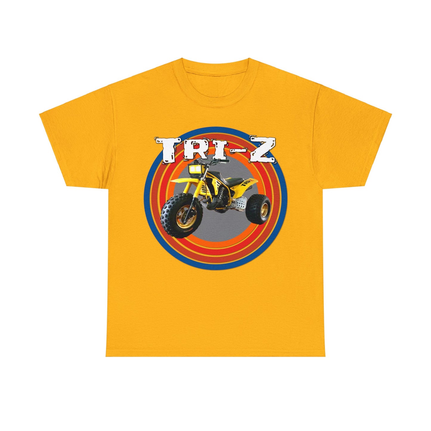 Tri Z Vintage Three Wheeler 3 Wheeler ATC ATV Heavy Cotton Tee