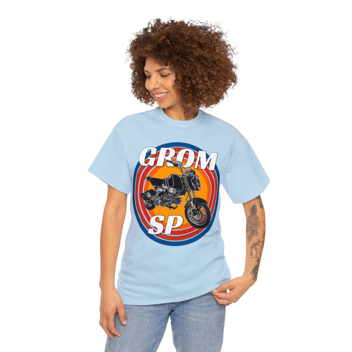 Grom SP Motorcycle Minibike Motocross Motor Bike Heavy Cotton Tee