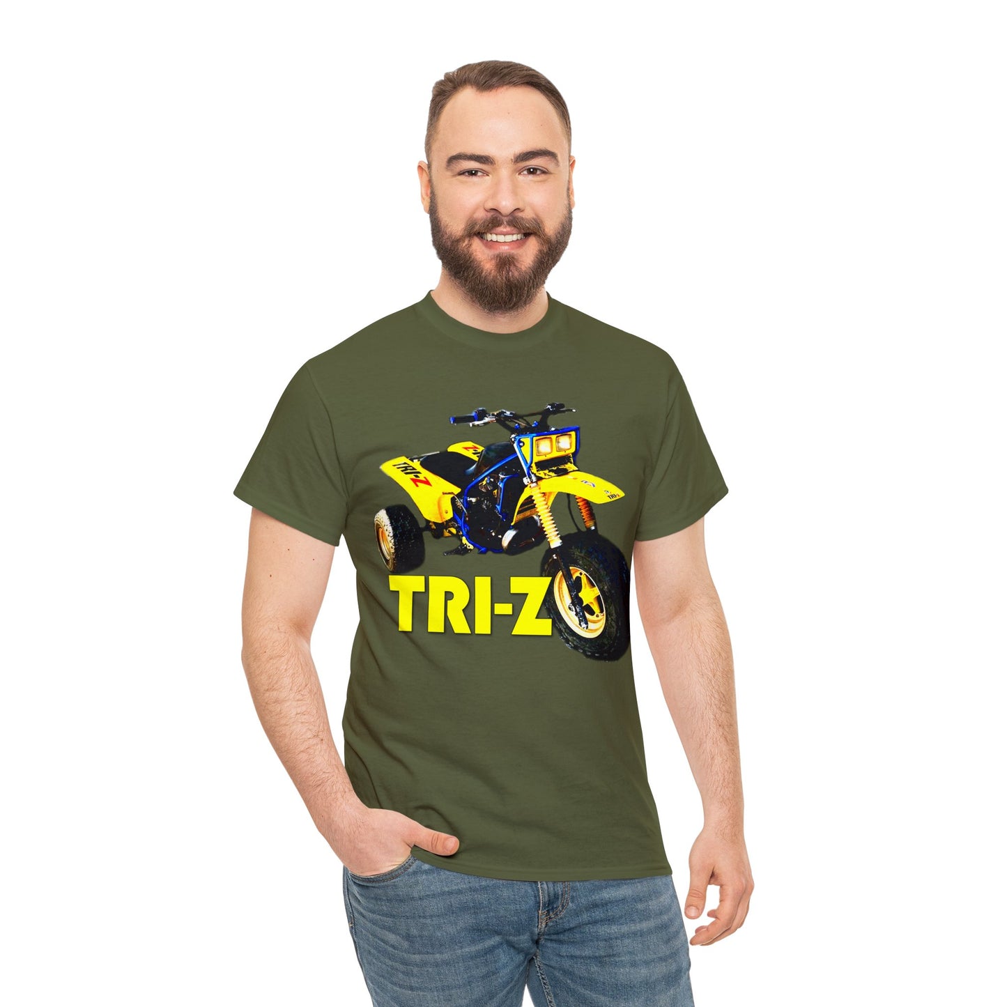 Tri Z Vintage Three Wheeler 3 Wheeler ATC ATV Heavy Cotton Tee