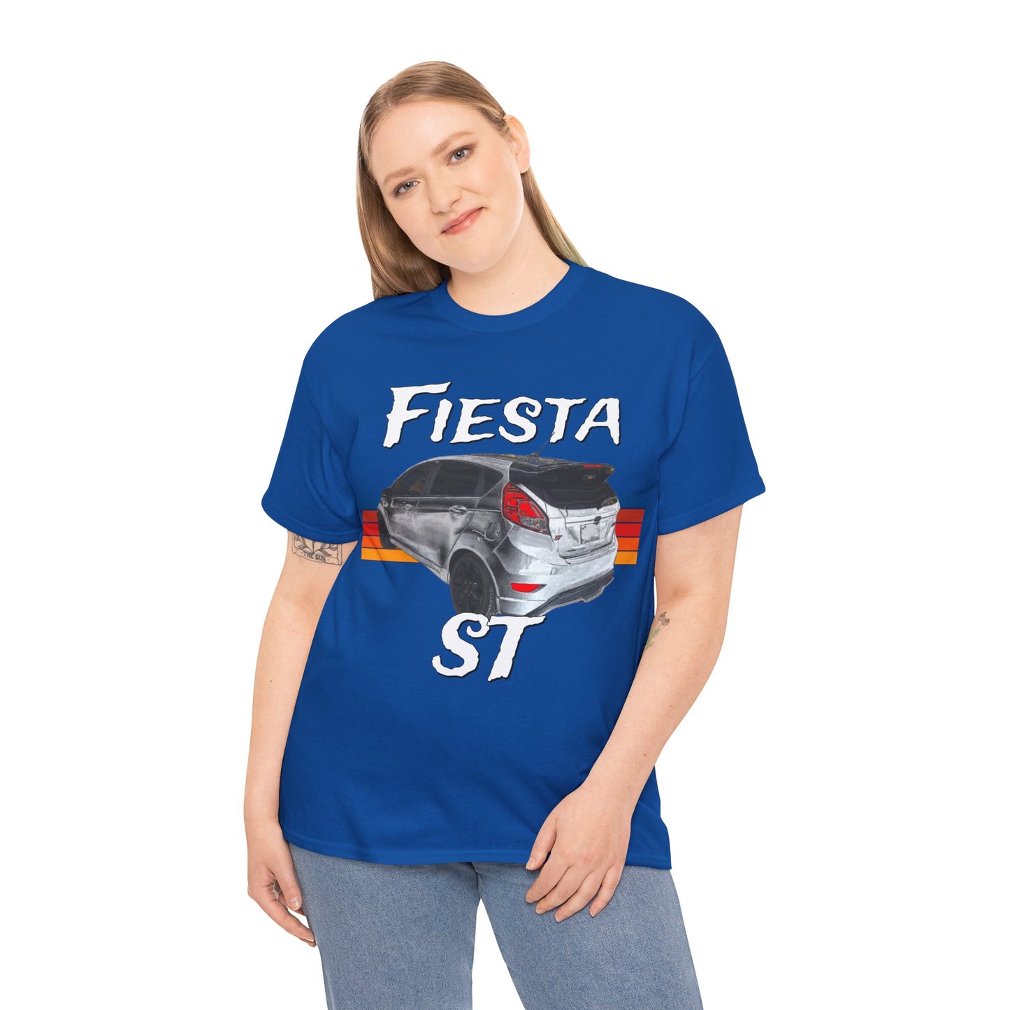 Fiesta ST Hot Hatch Turbo Charged Hatchback Sports Car Heavy Cotton Tee