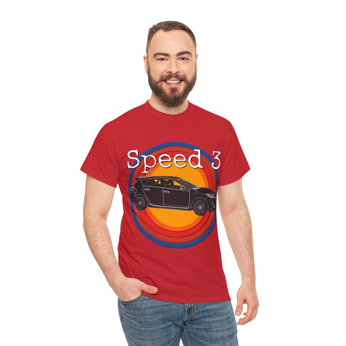 Speed 3 Hot Hatch Turbo Charged Car Subie Heavy Cotton Tee