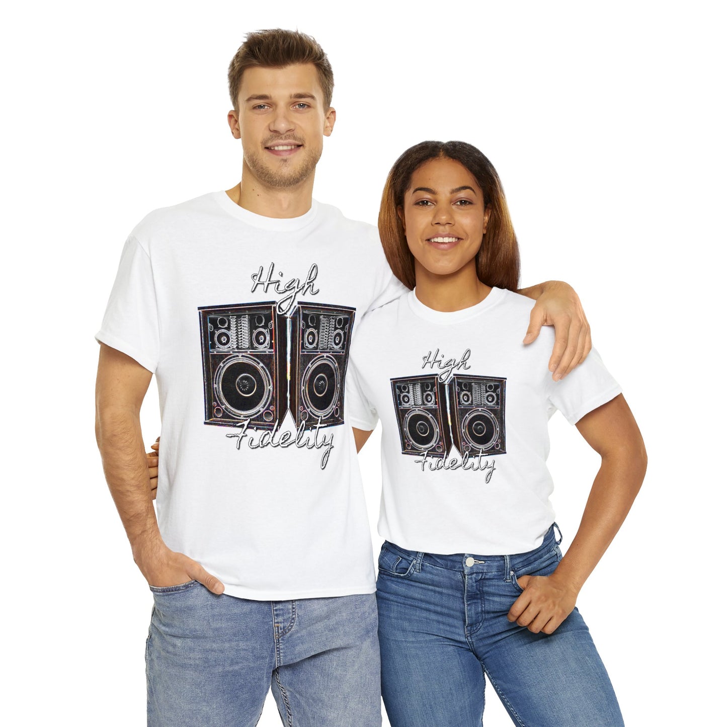 Audiophile, Vintage Stereo Speakers, High Fidelity, Lover of Music, Vintage Heavy Cotton Tee