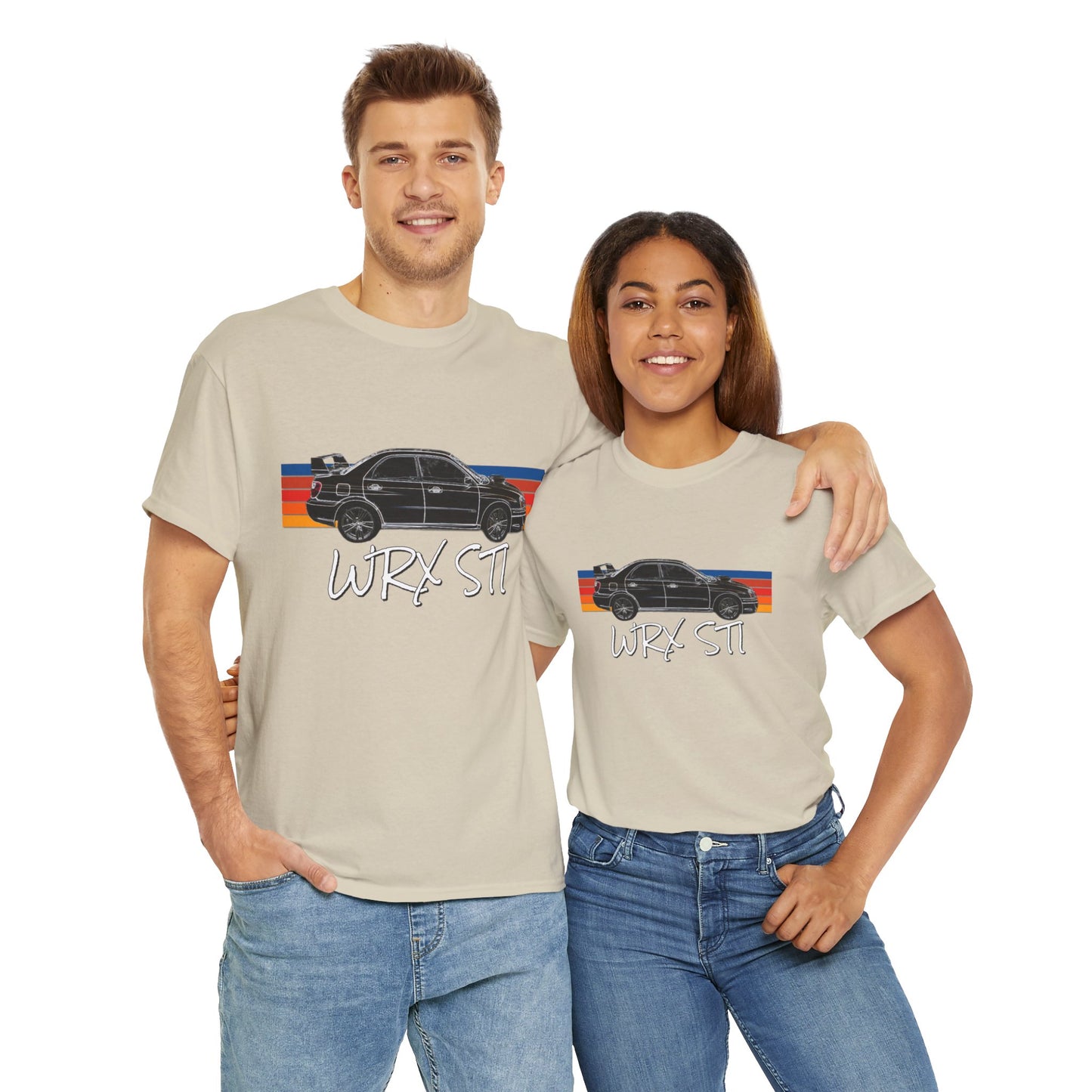 Impreza WRX STI Turbo Charged Subie Sports Car Heavy Cotton Tee