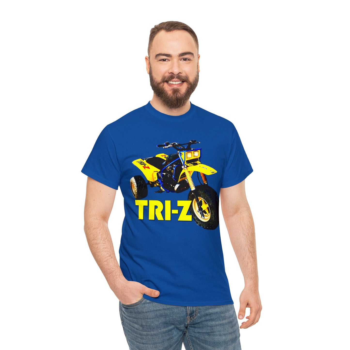 Tri Z Vintage Three Wheeler 3 Wheeler ATC ATV Heavy Cotton Tee