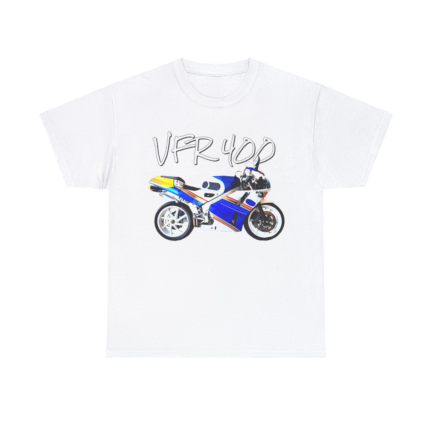 VFR 400 Motorcycle, Street Bike, Street Motorcycle, Sport Bike Heavy Cotton Tee