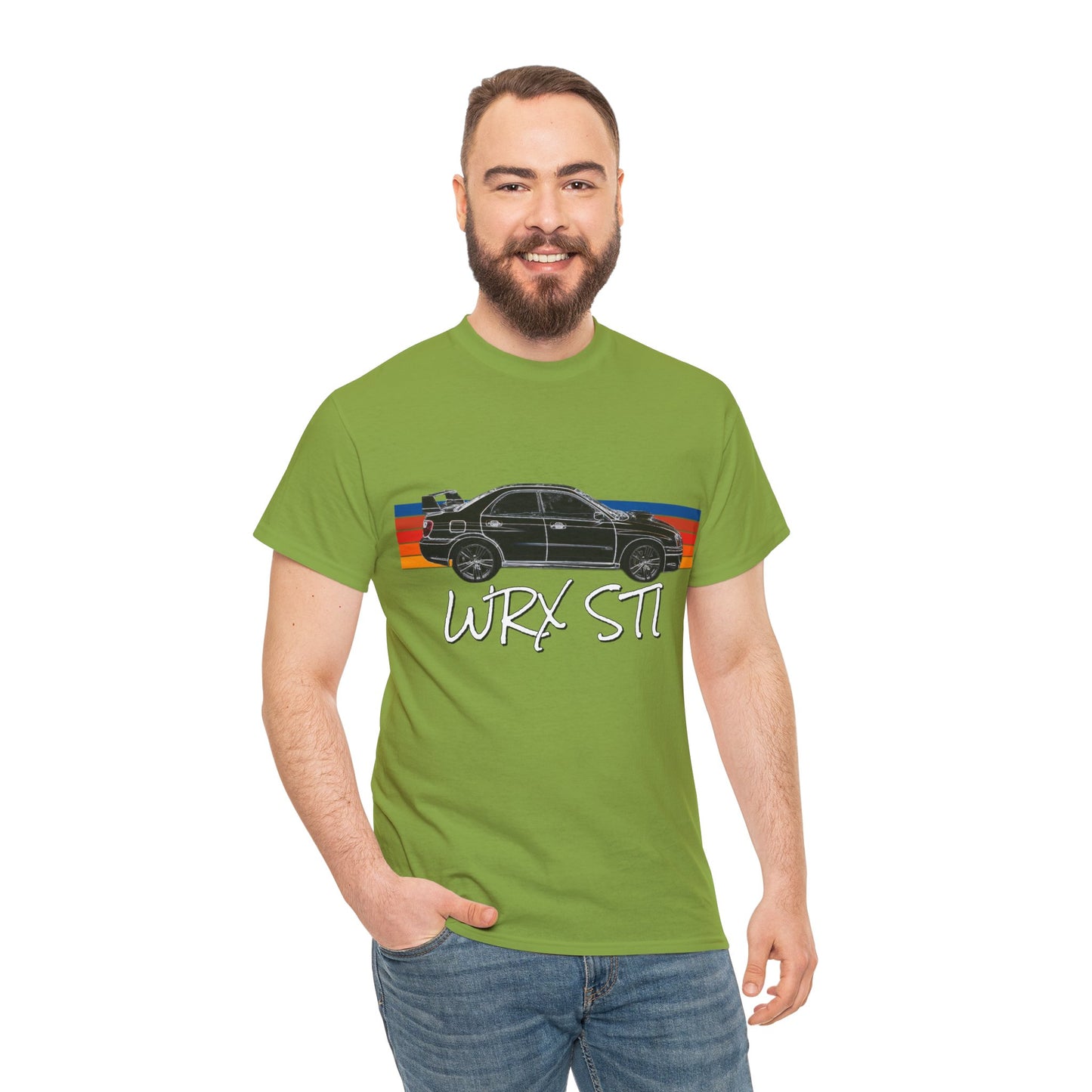 Impreza WRX STI Turbo Charged Subie Sports Car Heavy Cotton Tee