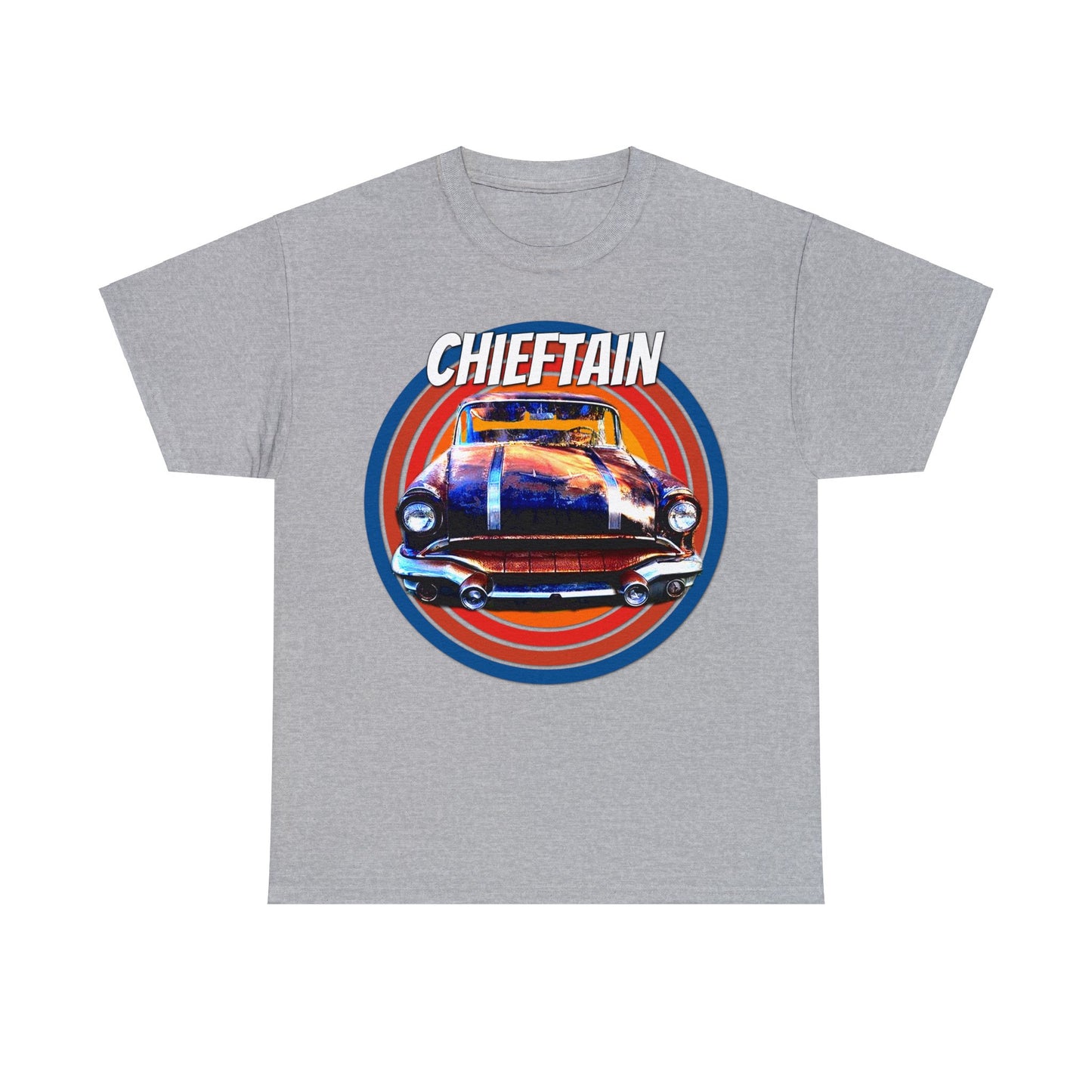 Vintage Chieftain Car, Antique Chieftain American Car Heavy Cotton Tee