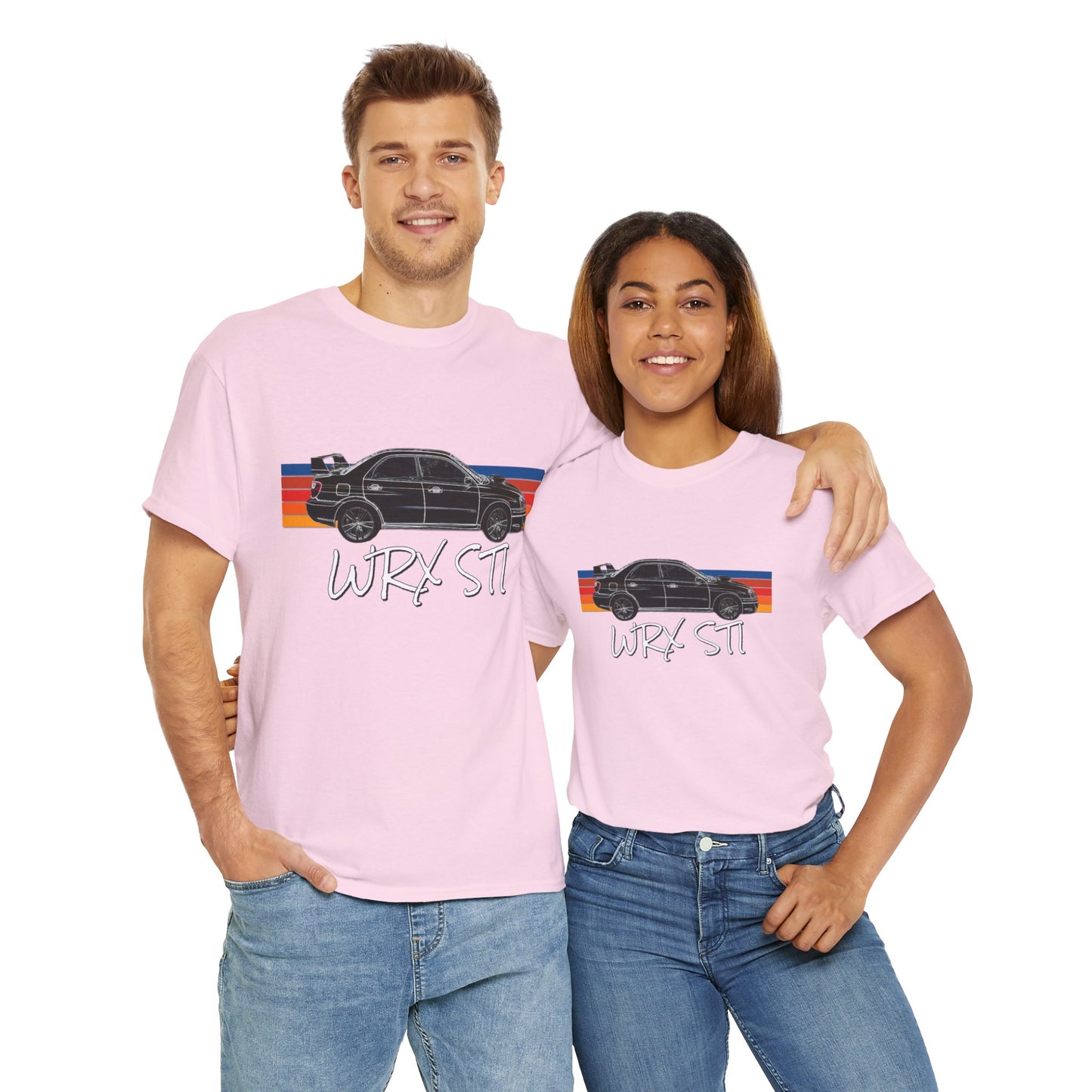 Impreza WRX STI Turbo Charged Subie Sports Car Heavy Cotton Tee