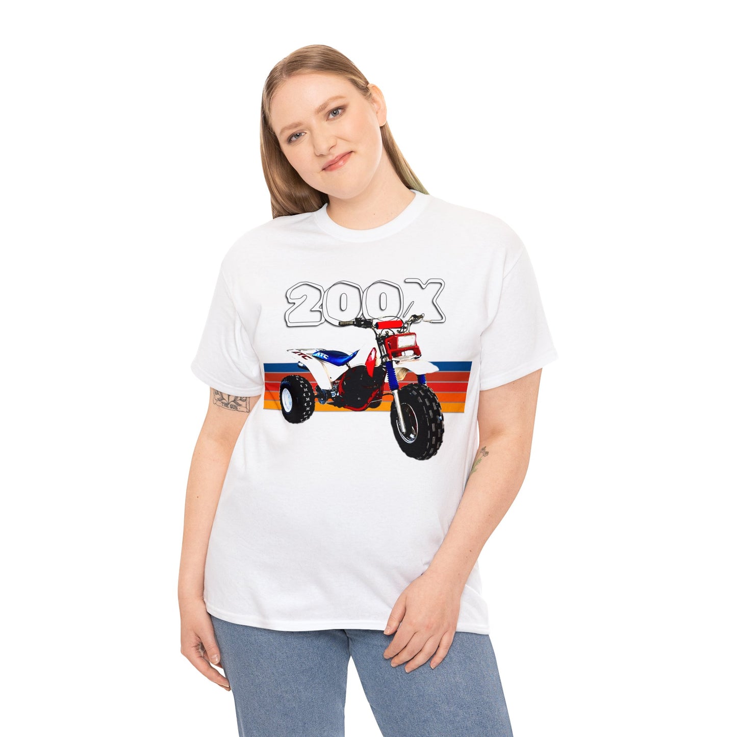 1985 Vintage Retro Three Wheeler ATV ATC 200x Heavy Cotton Tee