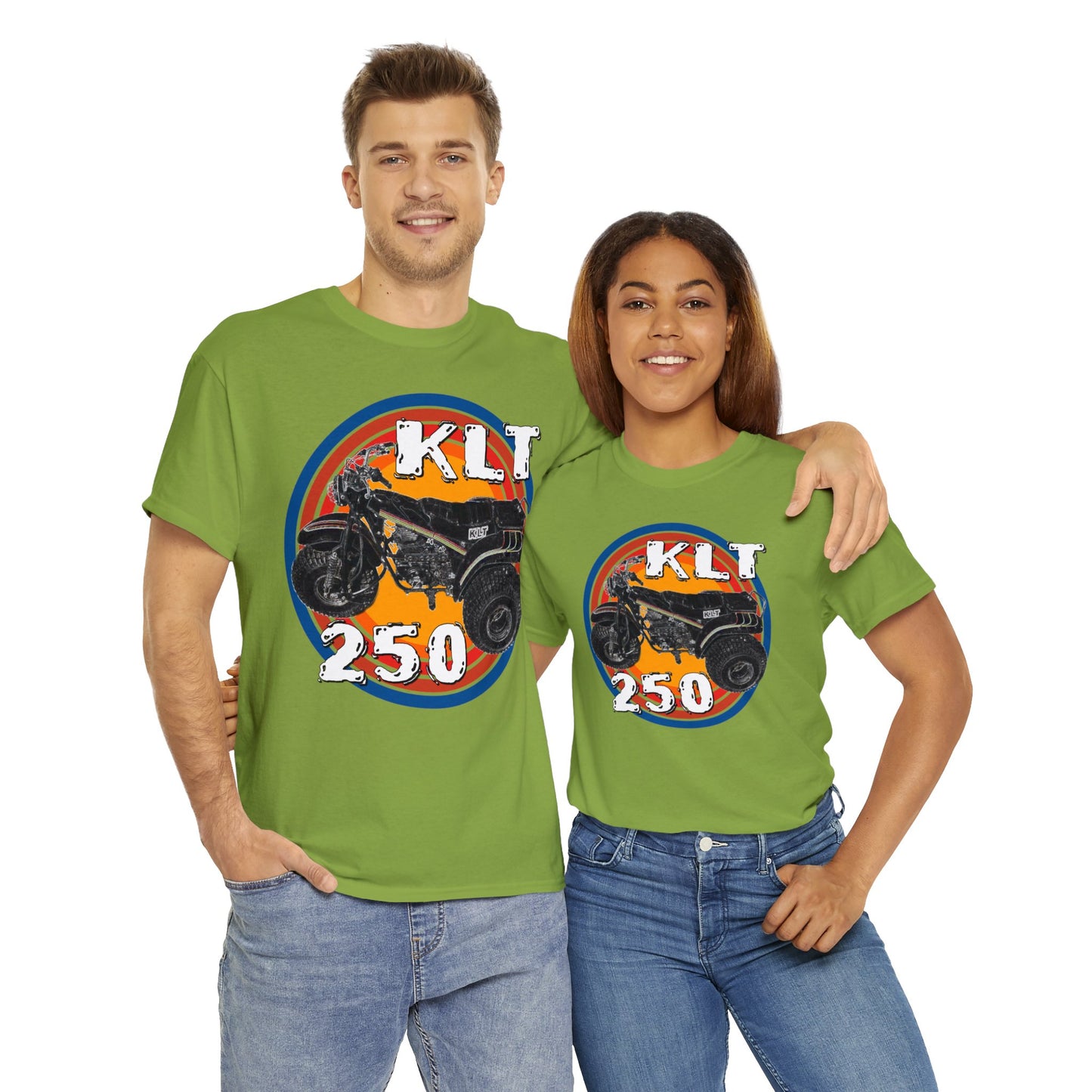 Vintage 1982 KLT 250 A Retro Three Wheeler ATV ATC Heavy Cotton Tee