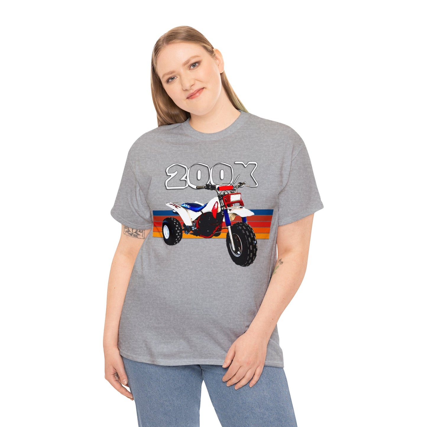 1985 Vintage Retro Three Wheeler ATV ATC 200x Heavy Cotton Tee