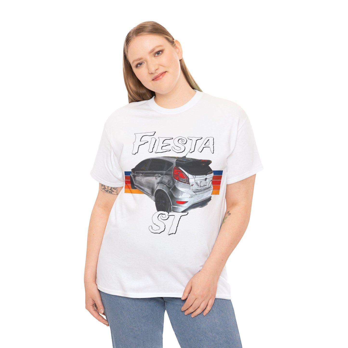 Fiesta ST Hot Hatch Turbo Charged Hatchback Sports Car Heavy Cotton Tee