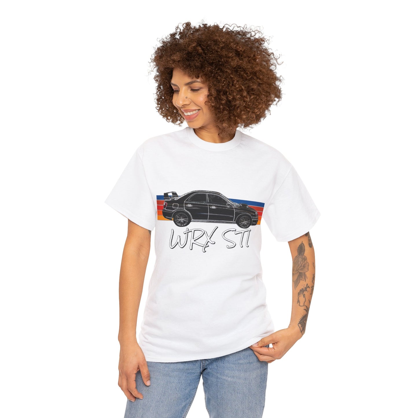 Impreza WRX STI Turbo Charged Subie Sports Car Heavy Cotton Tee