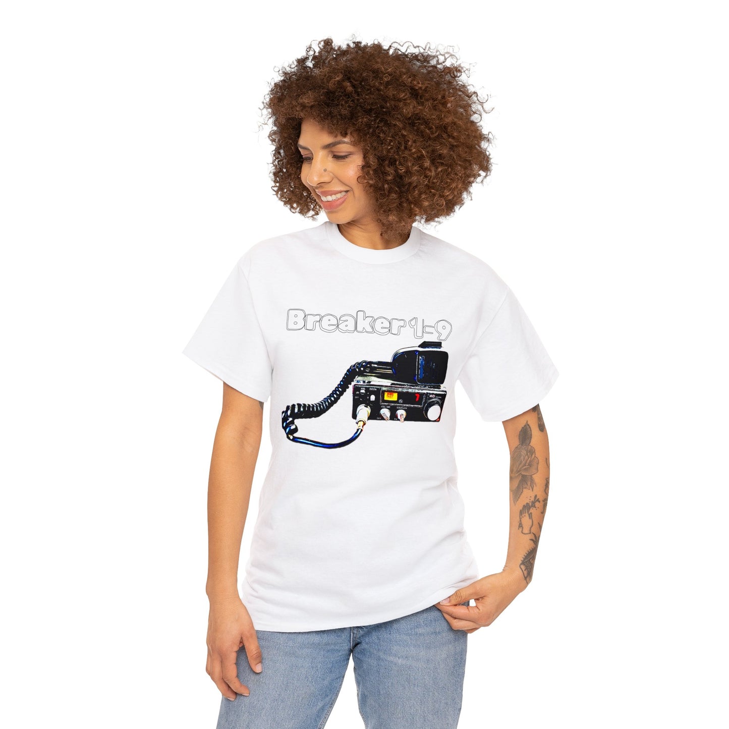 CB Radio, Roger That, Breaker 1-9, Citizens Band Radio Heavy Cotton Tee