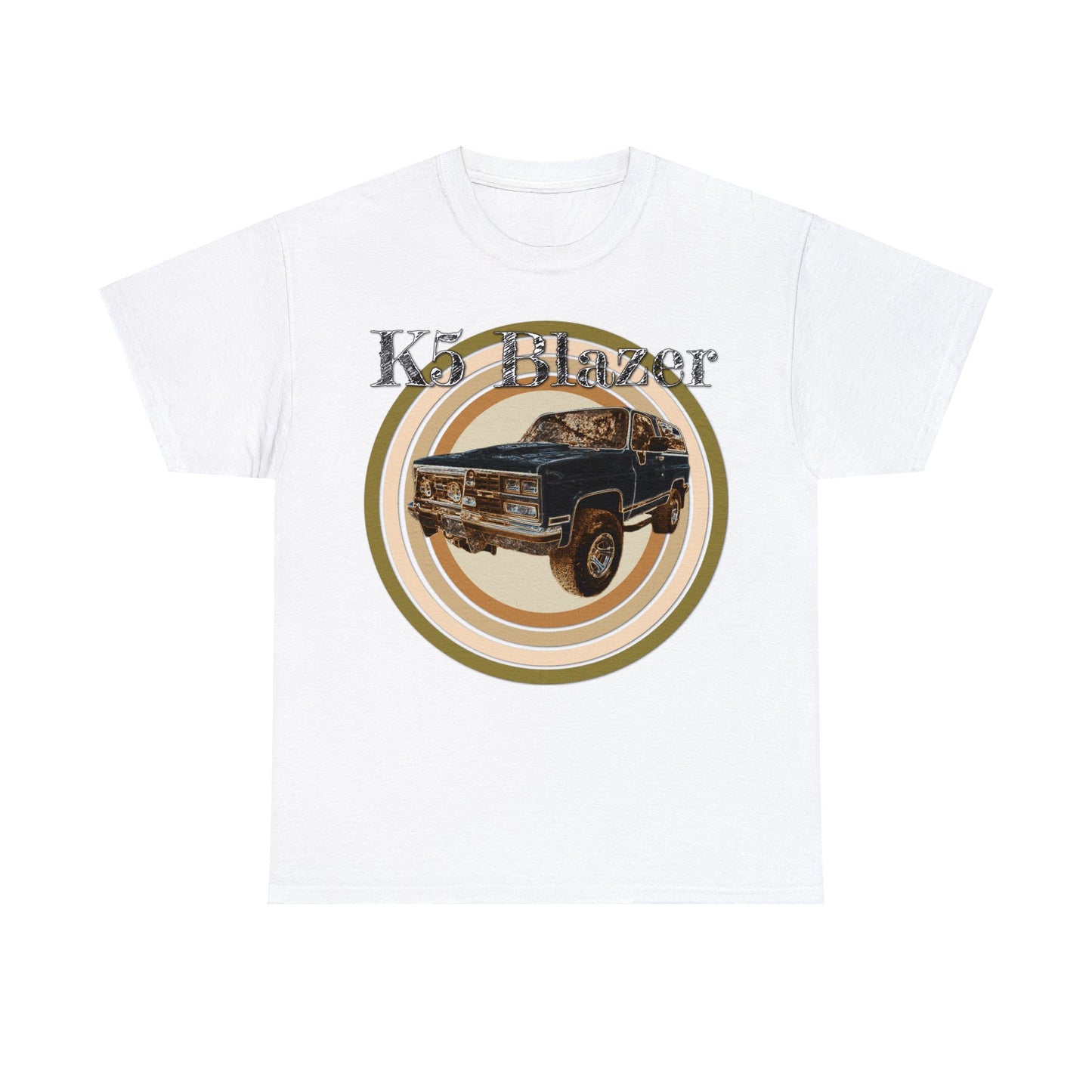 K5 Blazer Truck, 4x4 Truck, Vintage Blazer, Retro Blazer Car Heavy Cotton Tee