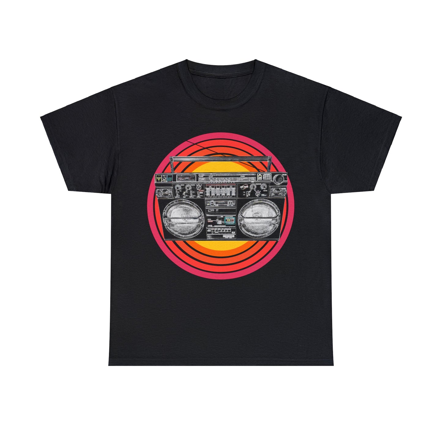 Jambox, Boom Box, Ghetto Blaster, Radio, Tape Player Heavy Cotton Tee