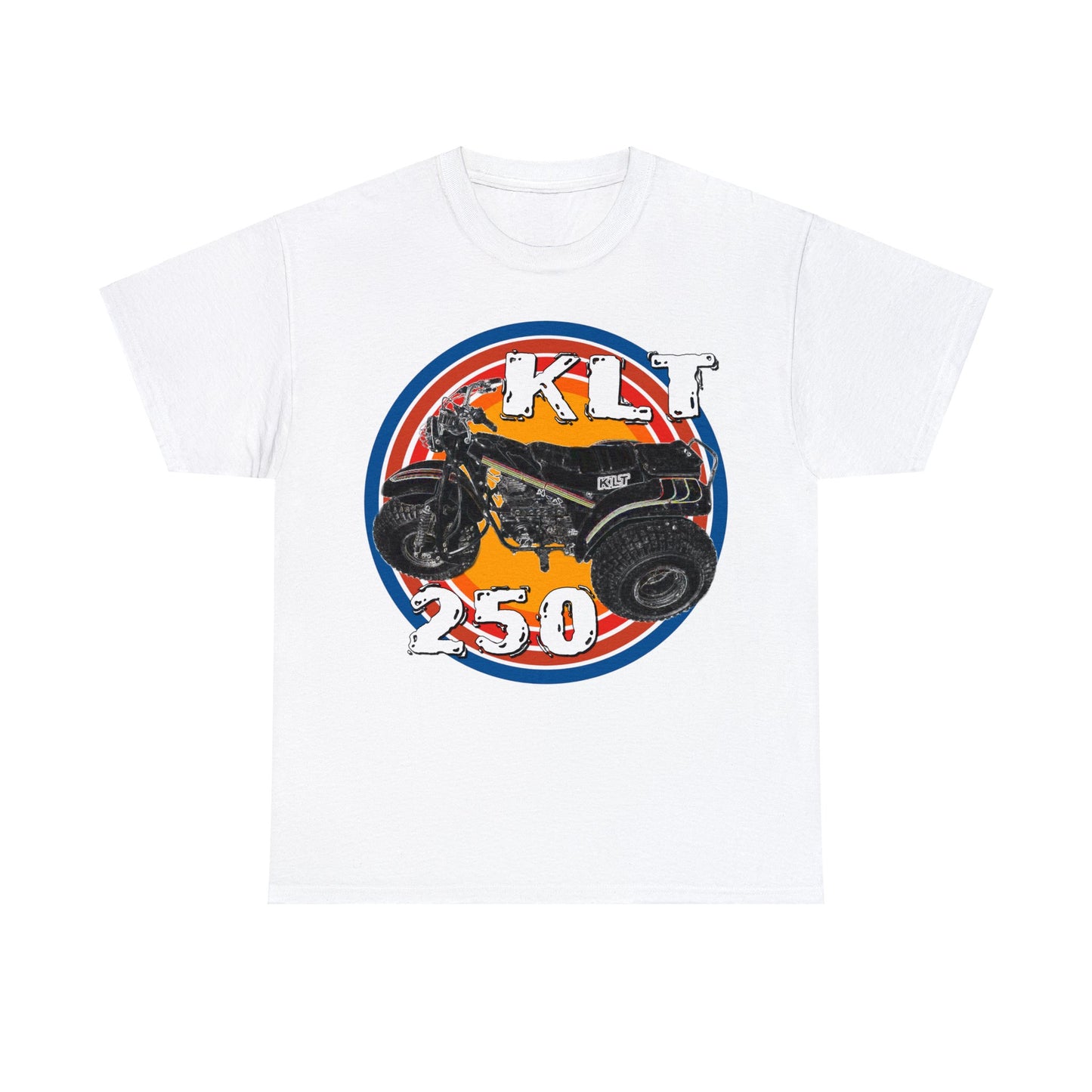 Vintage 1982 KLT 250 A Retro Three Wheeler ATV ATC Heavy Cotton Tee