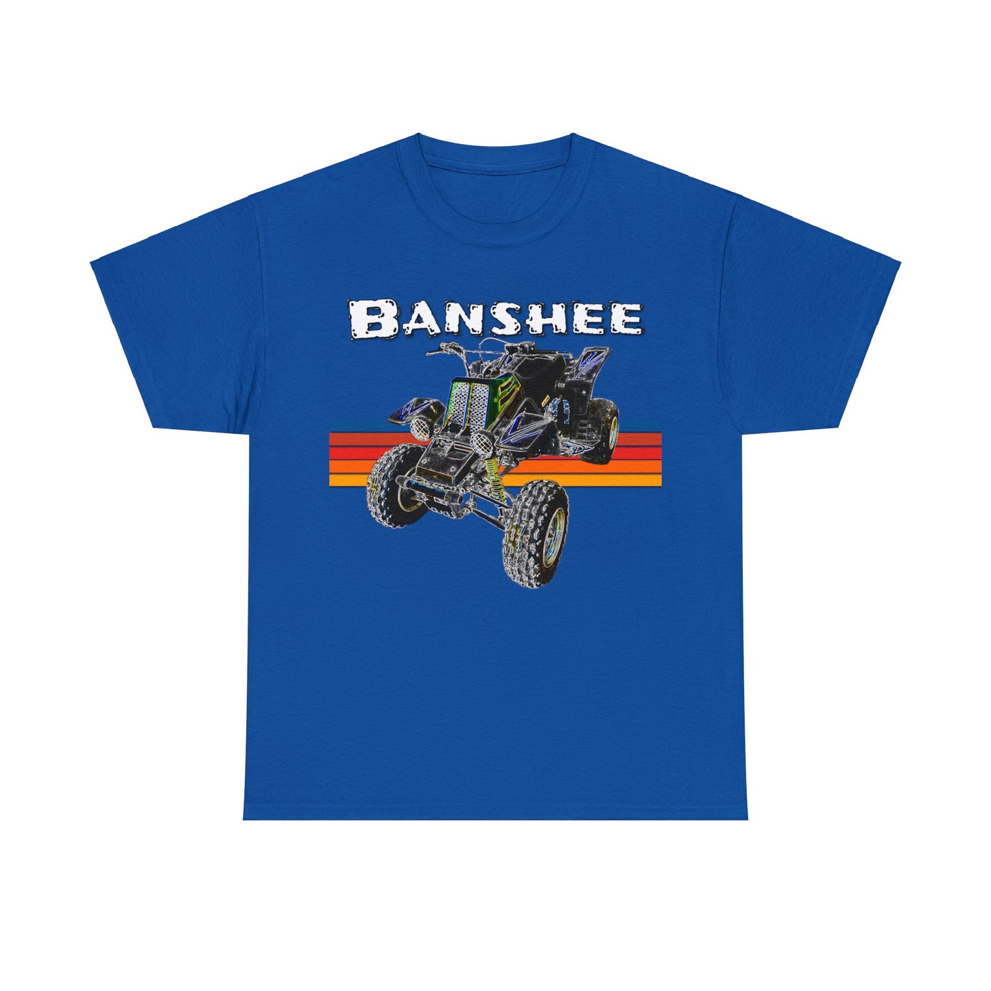 Banshee Quad ATV, Banshee Four Wheeler, Quad Bike Heavy Cotton Tee