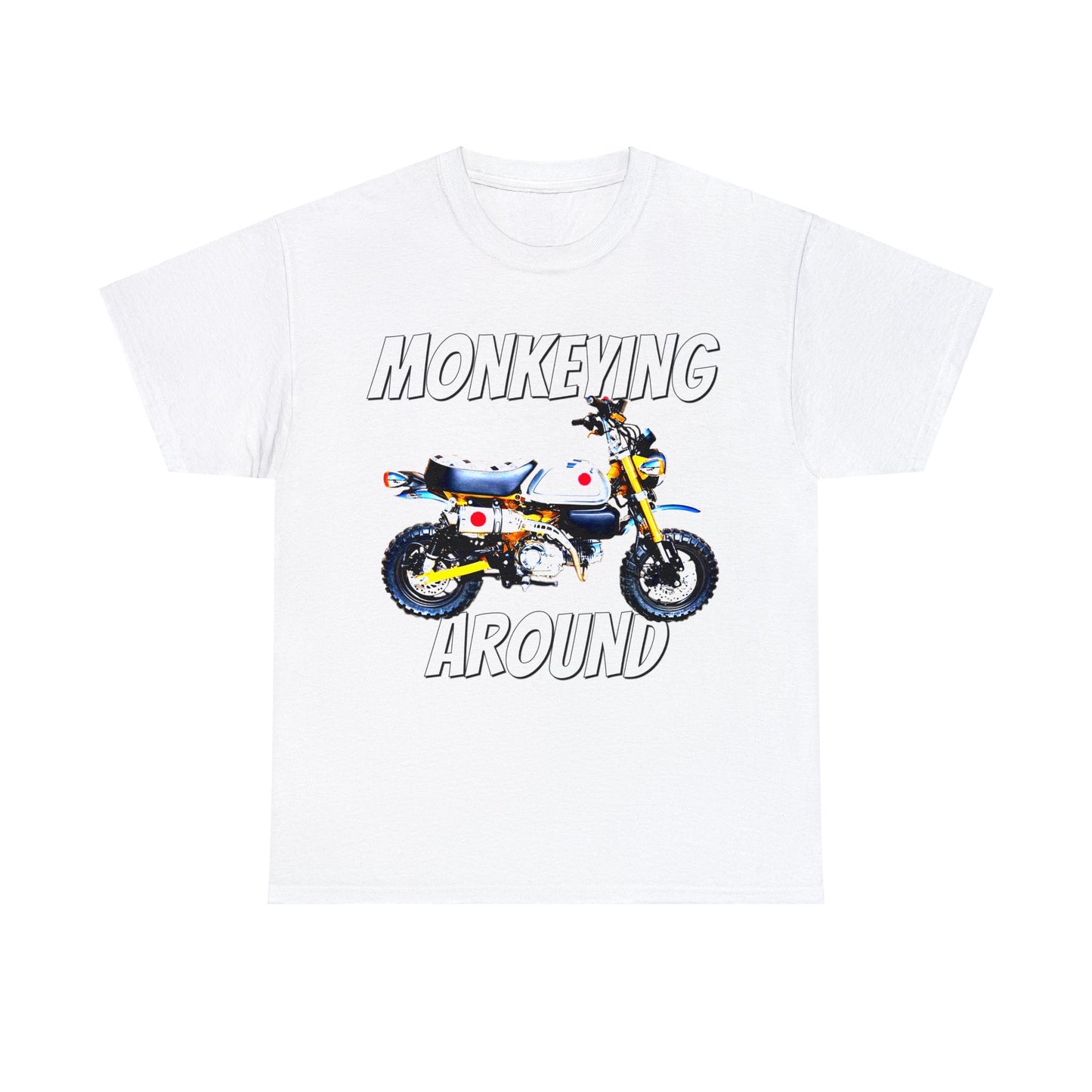 125Z Monkey Motorcycle, Mini Bike, Motocross, Off Road Heavy Cotton Tee