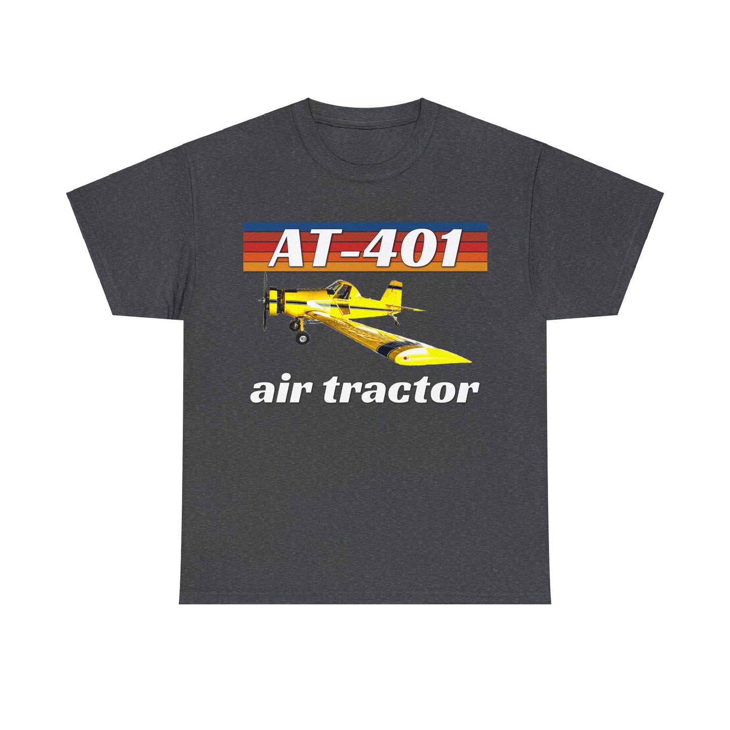 AT 401 Crop Duster Plane, Air Tractor Airplane, Farming Airplane Heavy Cotton Tee