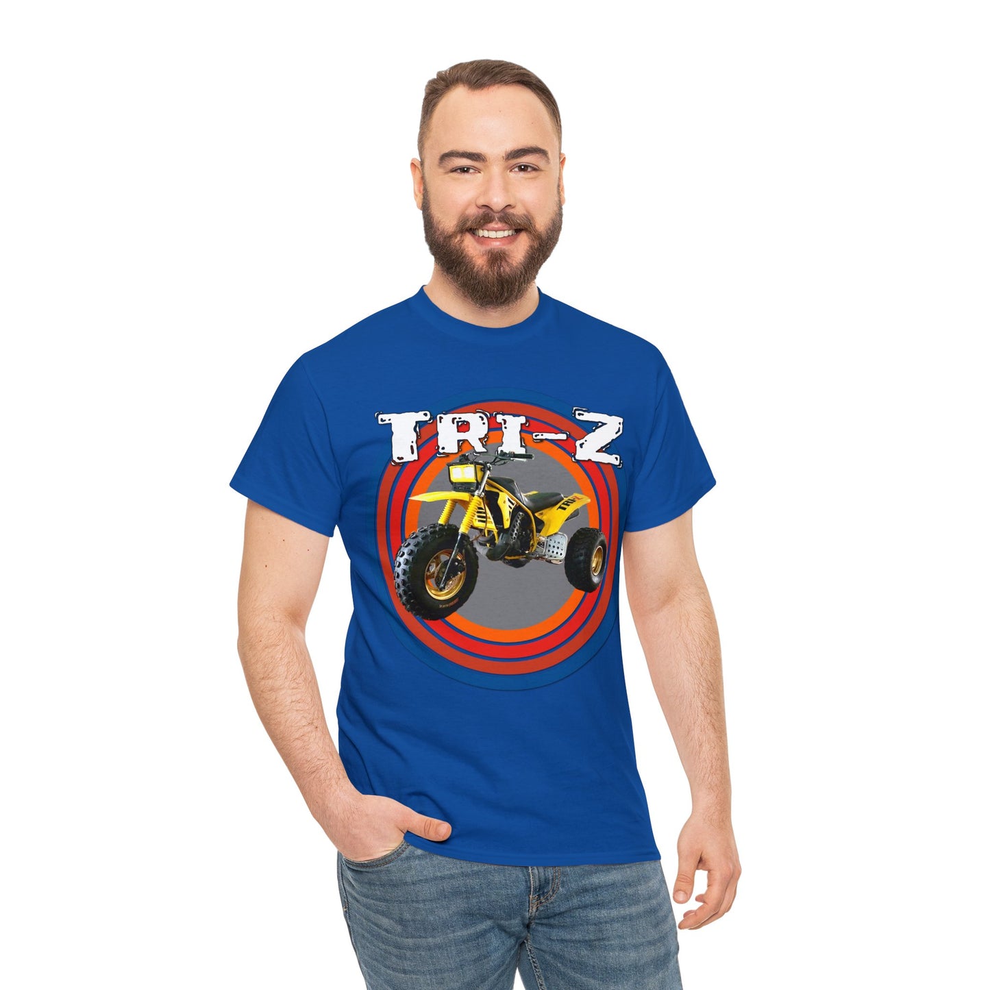 Tri Z Vintage Three Wheeler 3 Wheeler ATC ATV Heavy Cotton Tee