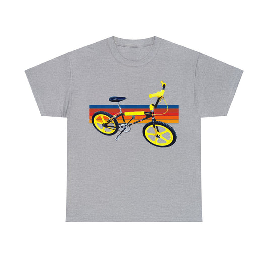 BMX, Old School Bike, Vintage BMX Bike, Retro Dirt Bicycle, 1980's Heavy Cotton Tee