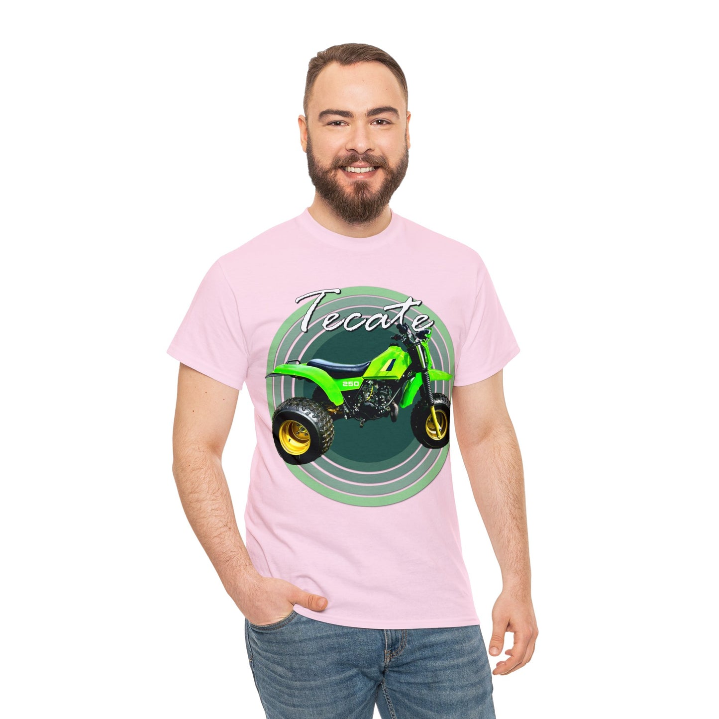 Tecate Vintage Three Wheeler 3 Wheeler ATC ATV Heavy Cotton Tee