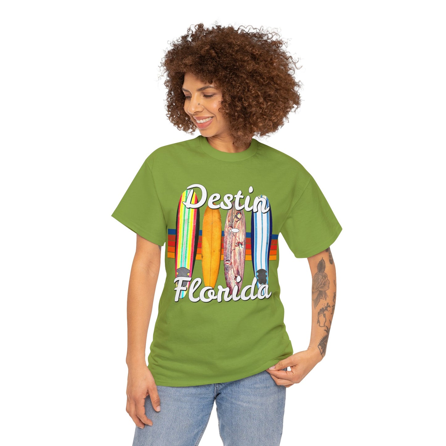 Destin Florida, Destin Beach Vacation, Vintage Destin Beach Heavy Cotton Tee