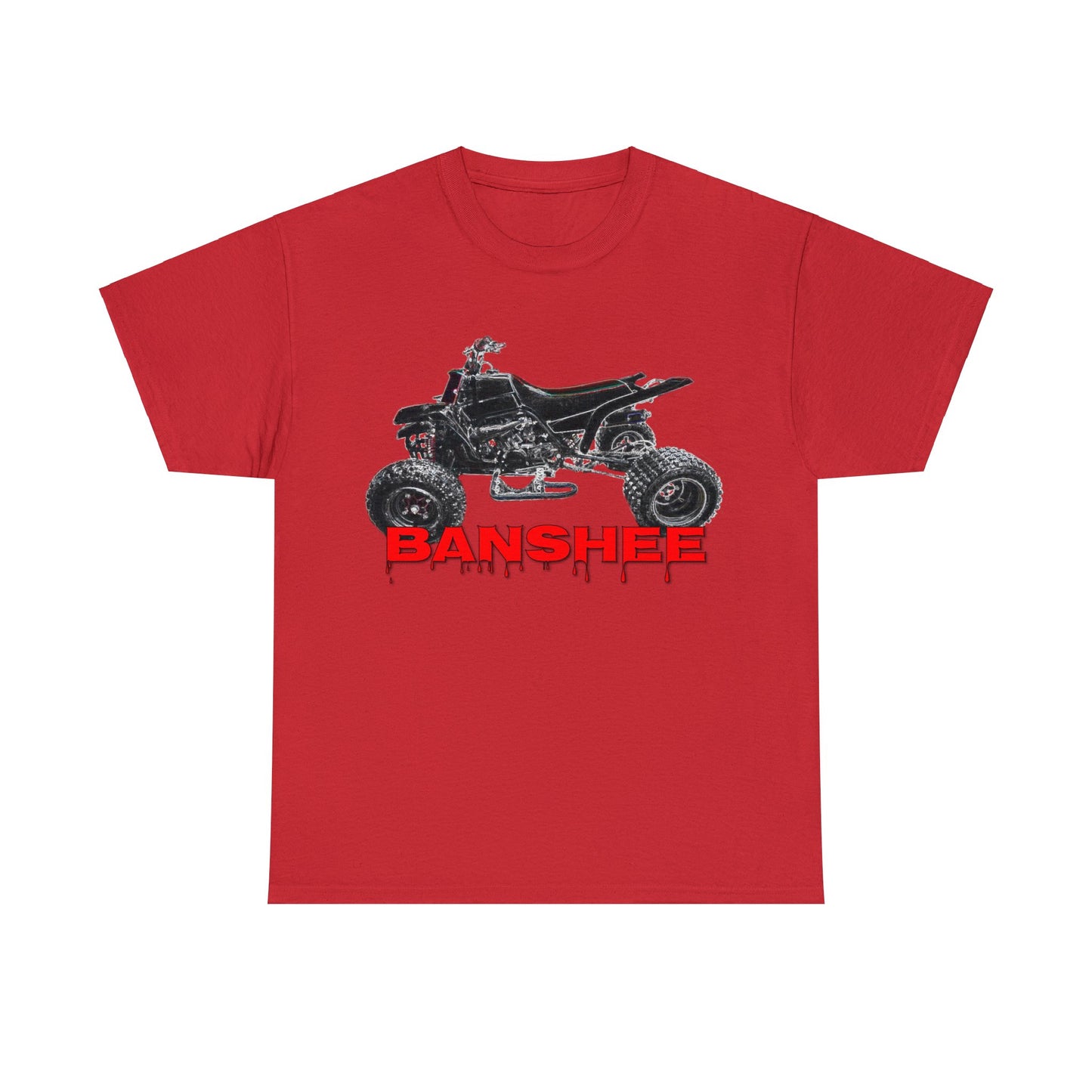 Banshee Quad ATV, Banshee Four Wheeler, Quad Bike Heavy Cotton Tee