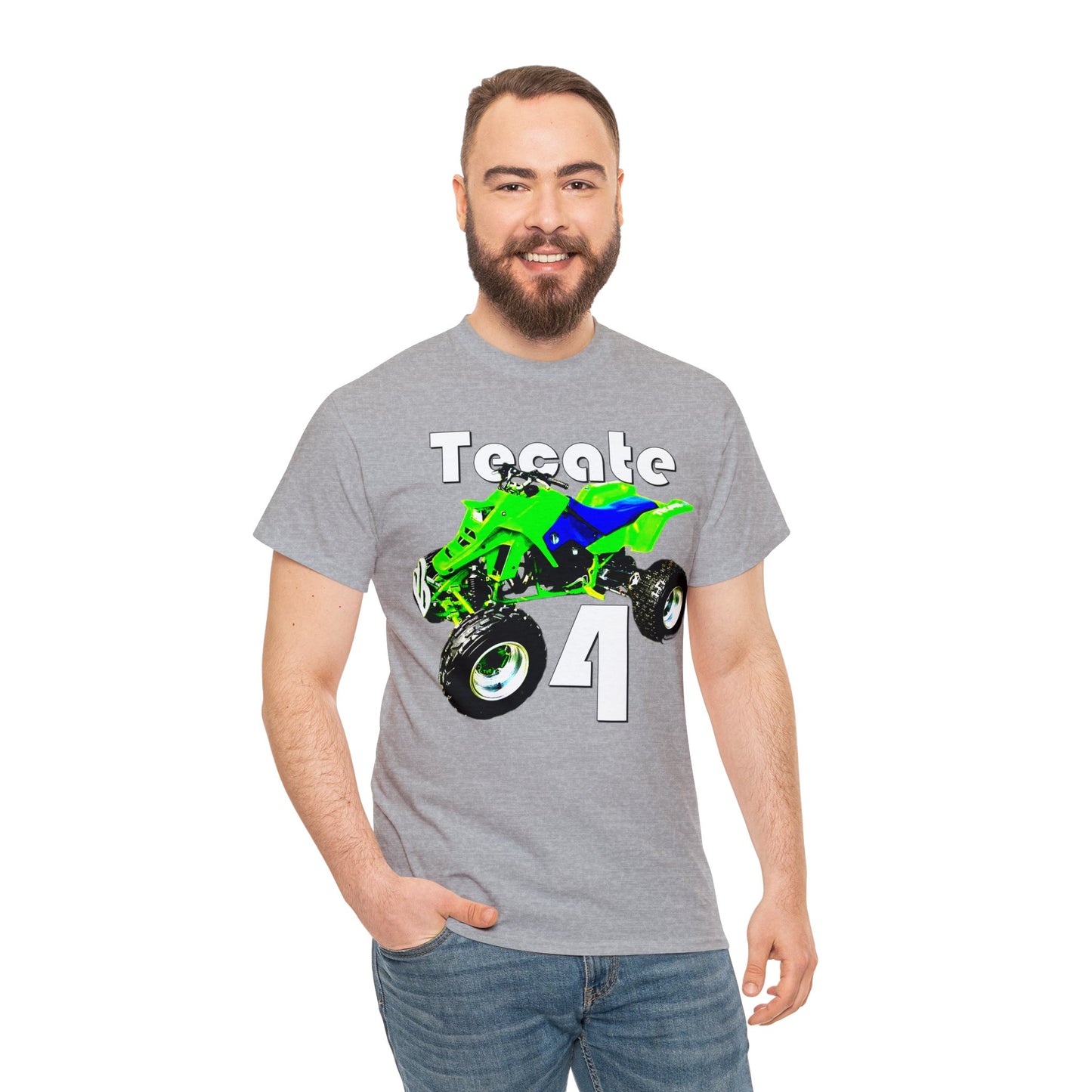 Tecate Vintage Four Wheeler 4 Wheeler ATC ATV Heavy Cotton Tee