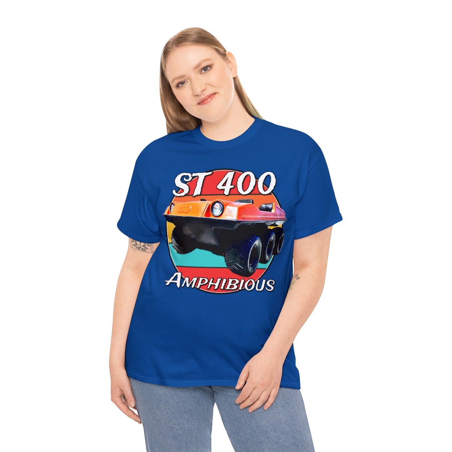 ST400 Amphibious 6x6 Vintage All Terrain Vehicle Heavy Cotton Tee