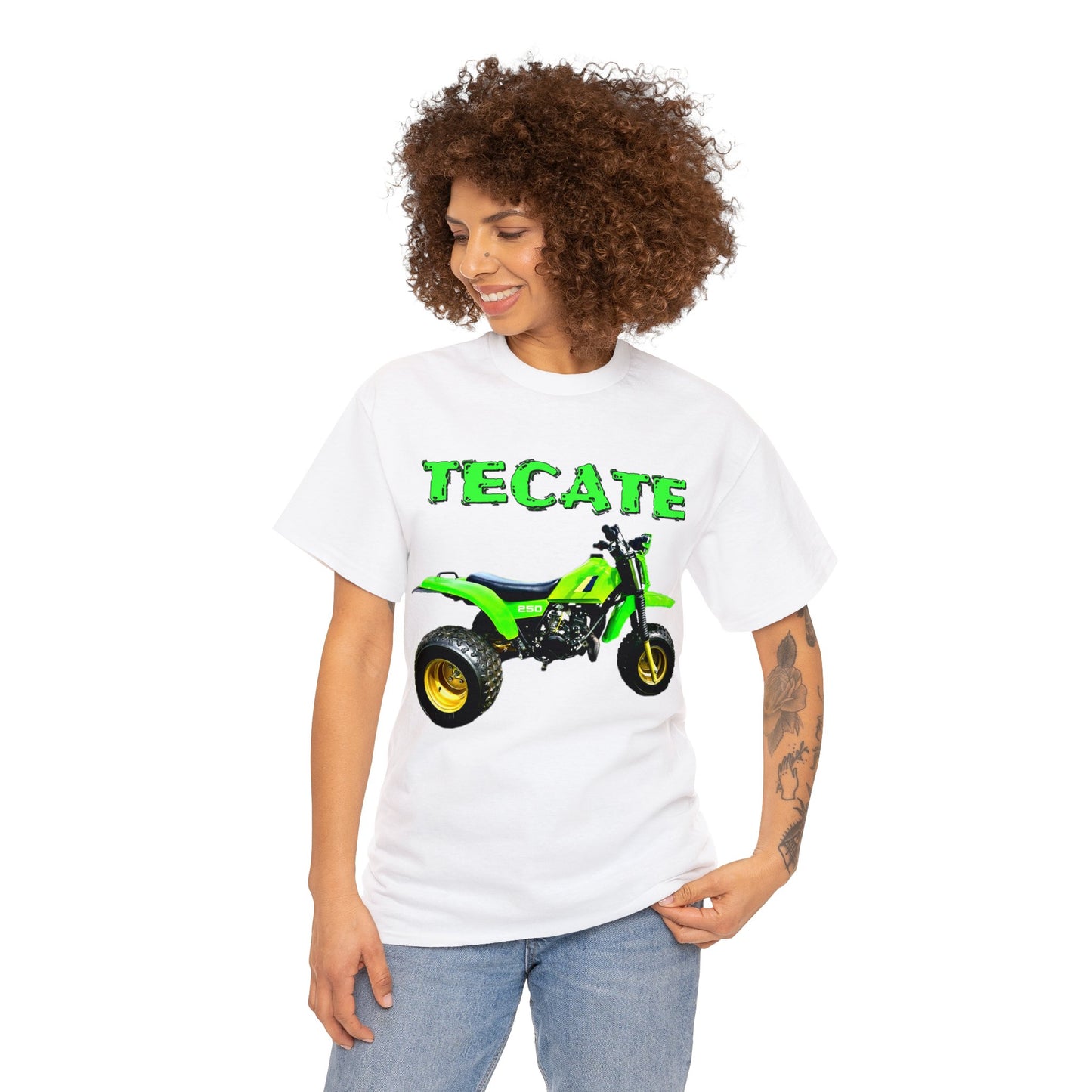 Tecate Vintage Three Wheeler 3 Wheeler ATC ATV Heavy Cotton Tee