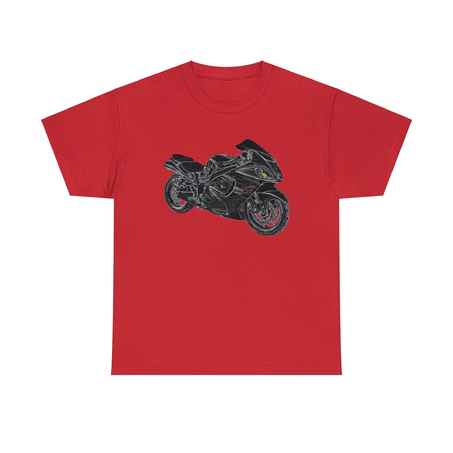 Hyabusa Motorcycle, Street Bike, Street Motorcycle Sport Bike Heavy Cotton Tee