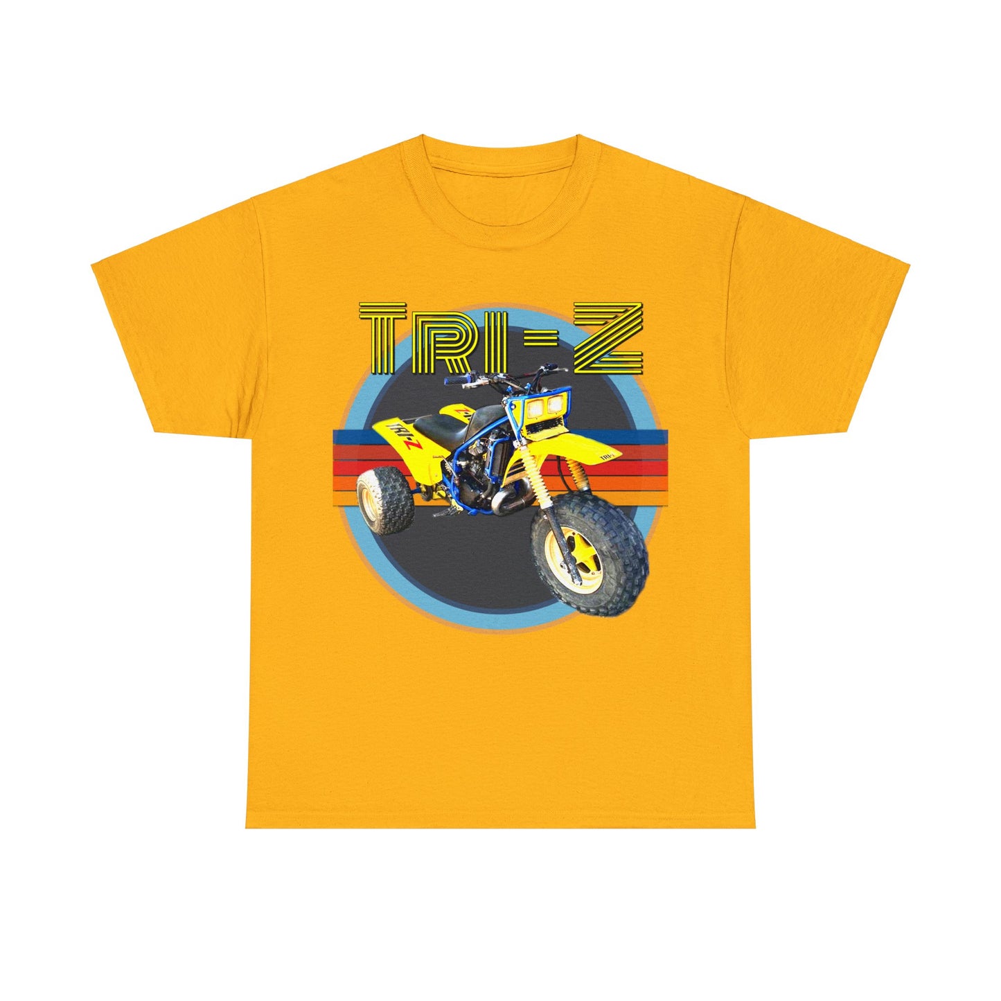 Tri Z Vintage Three Wheeler 3 Wheeler ATC ATV Heavy Cotton Tee