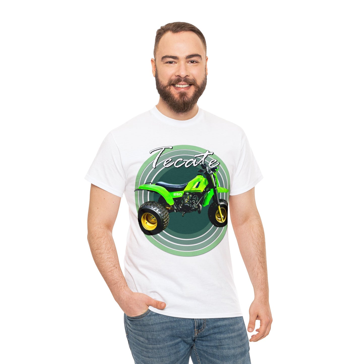 Tecate Vintage Three Wheeler 3 Wheeler ATC ATV Heavy Cotton Tee