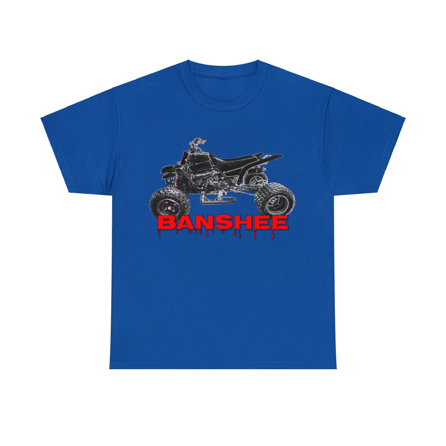 Banshee Quad ATV, Banshee Four Wheeler, Quad Bike Heavy Cotton Tee