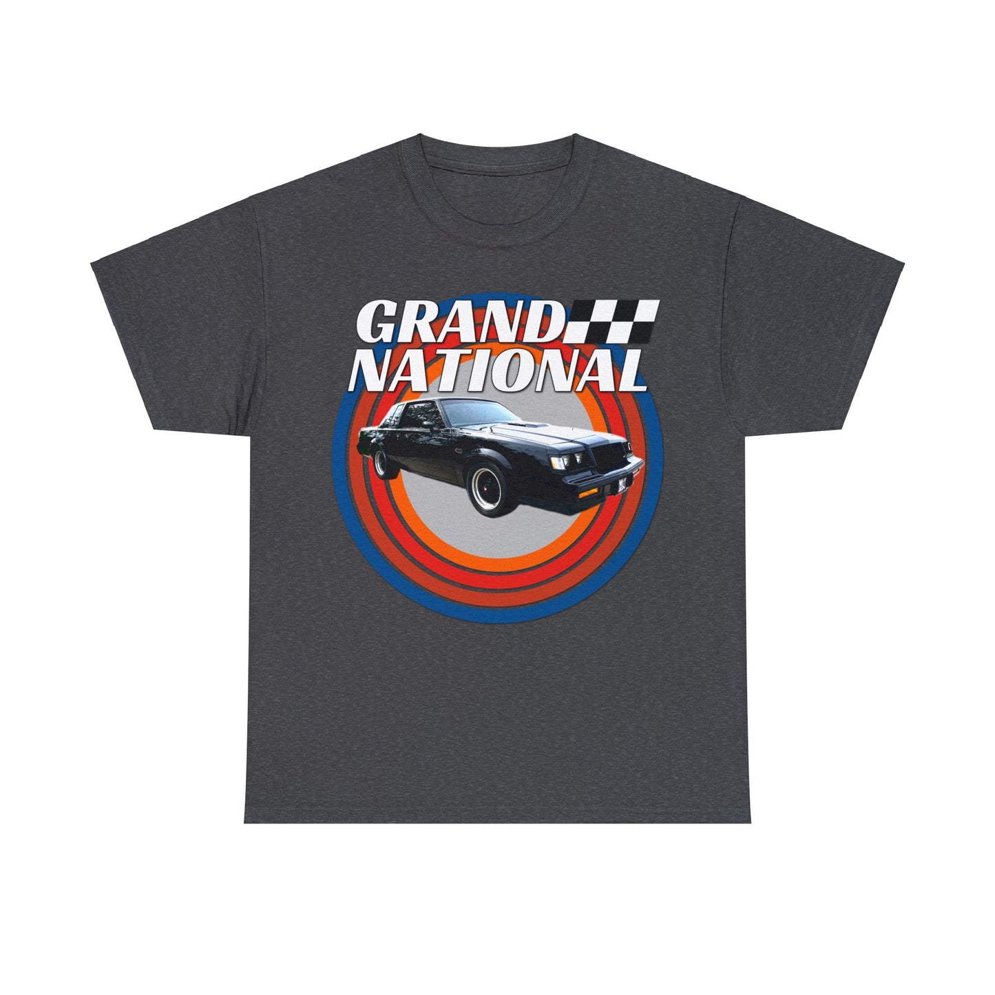 Grand National Muscle Car, Vintage American Muscle Car Heavy Cotton Tee