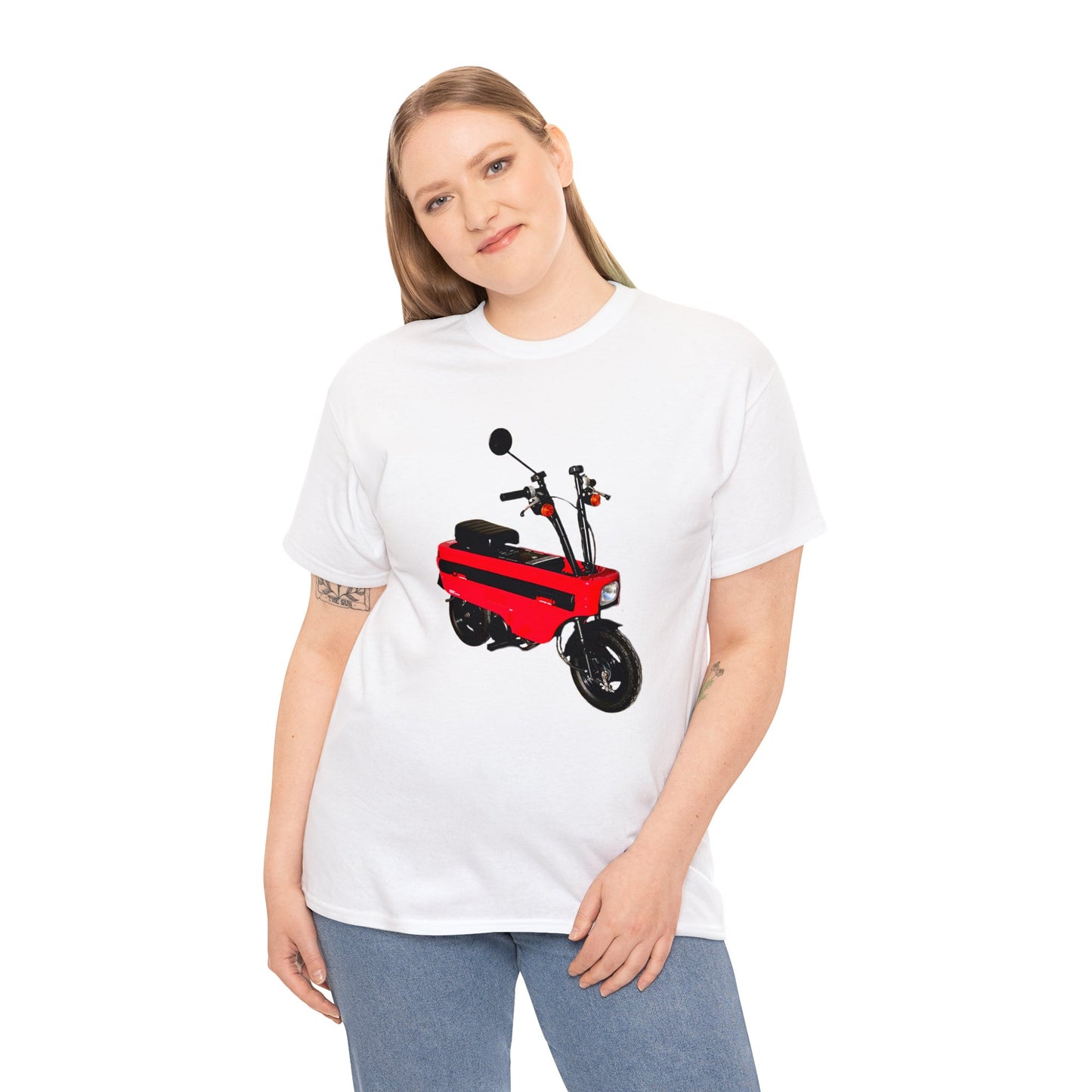 Motocompo Scooter Mini Bike Motorcycle Moped Heavy Cotton Tee