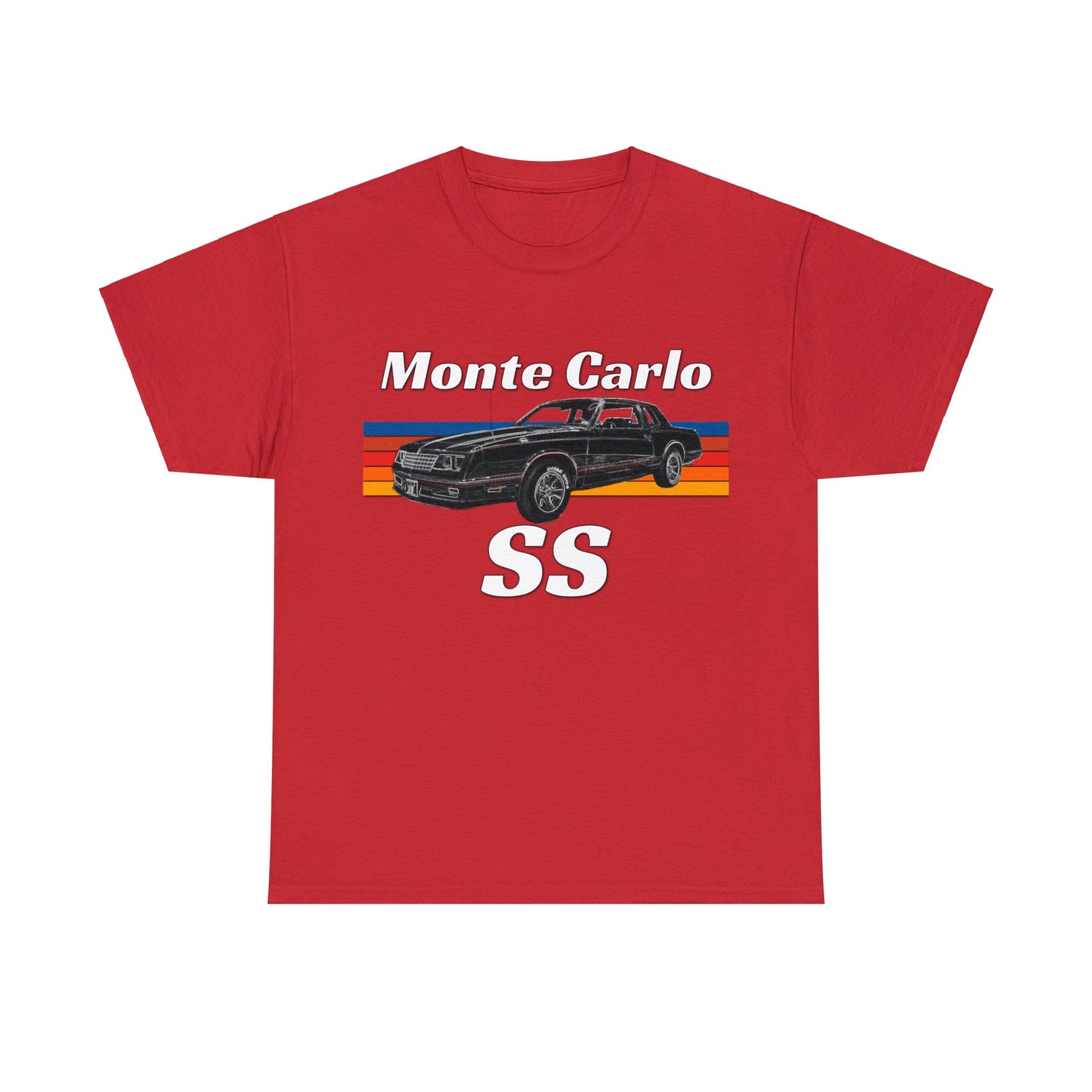 Monte Carlo SS Muscle Car, Vintage American Muscle Car Heavy Cotton Tee