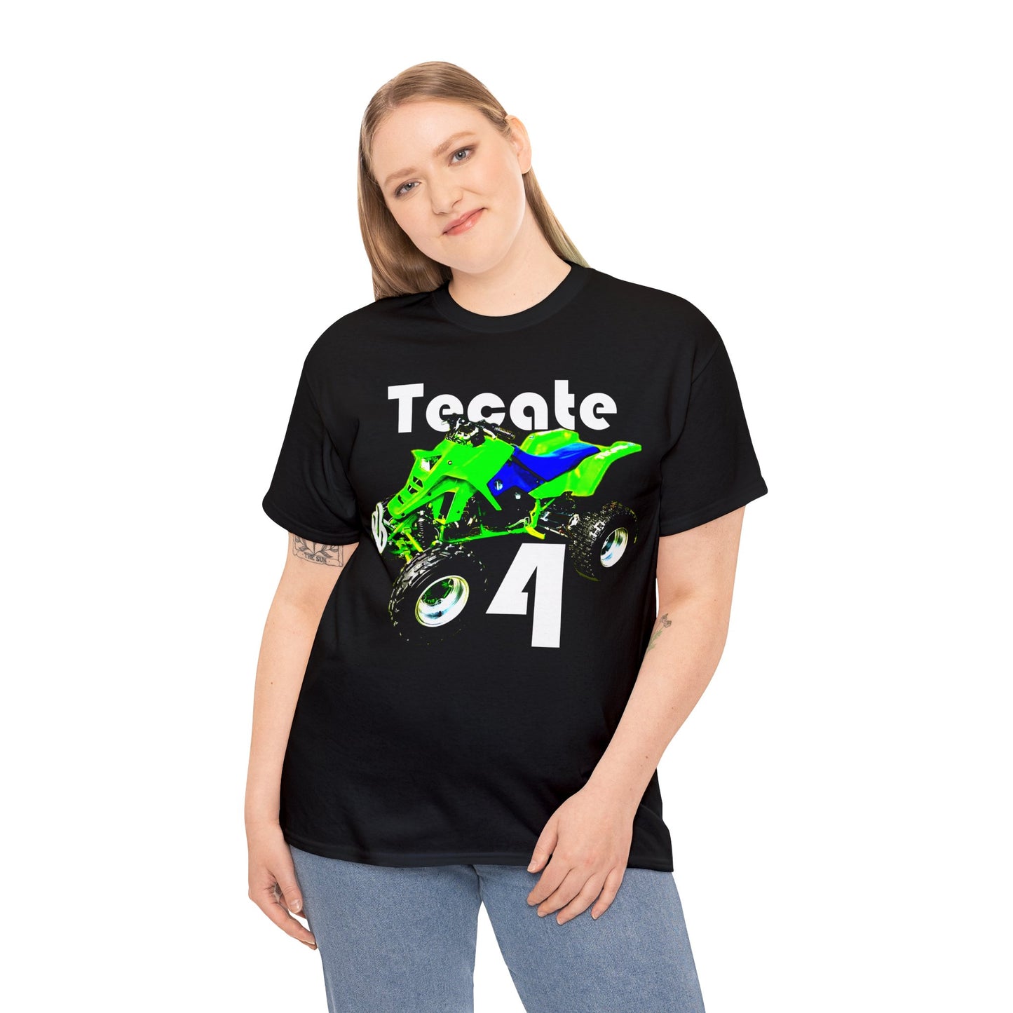 Tecate Vintage Four Wheeler 4 Wheeler ATC ATV Heavy Cotton Tee