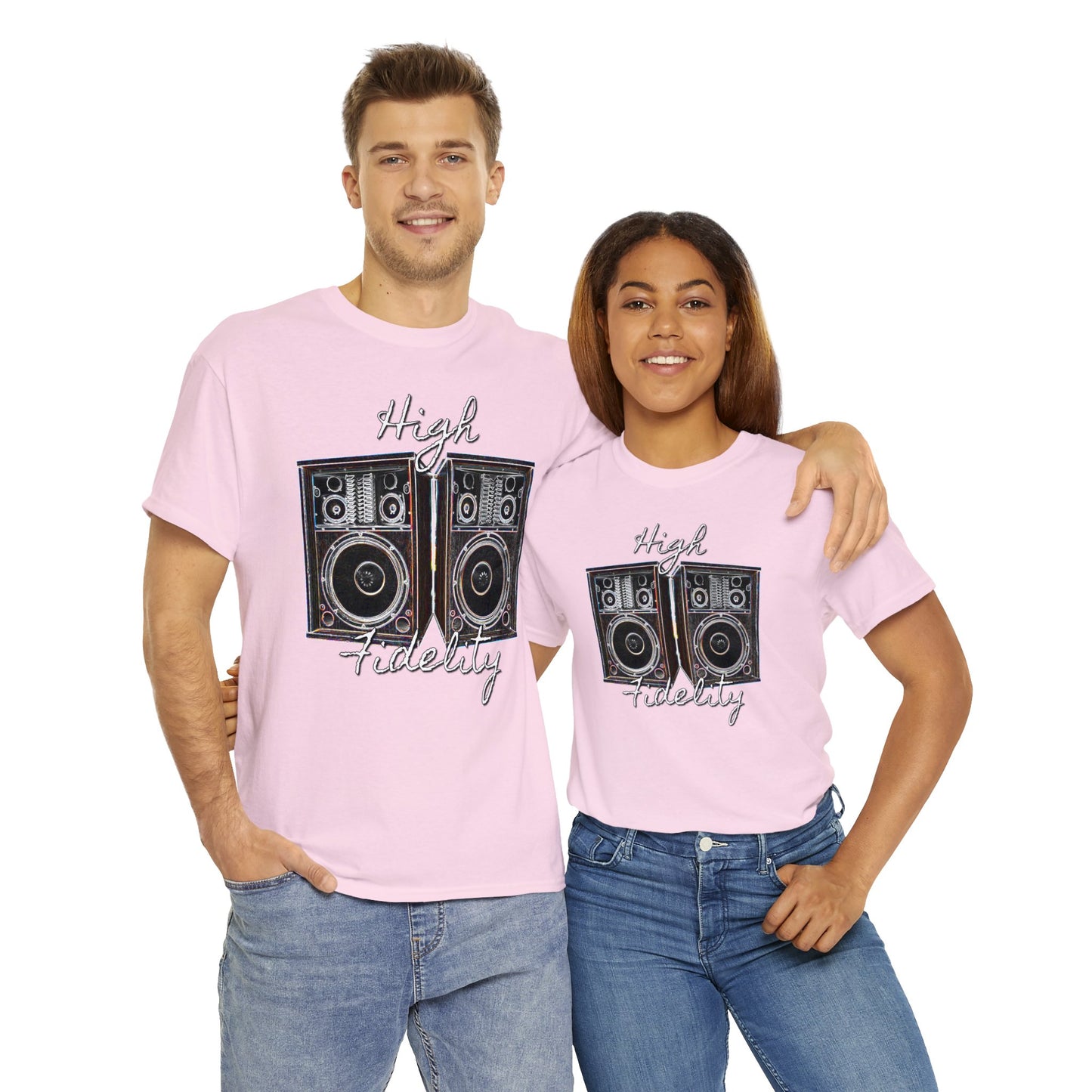 Audiophile, Vintage Stereo Speakers, High Fidelity, Lover of Music, Vintage Heavy Cotton Tee