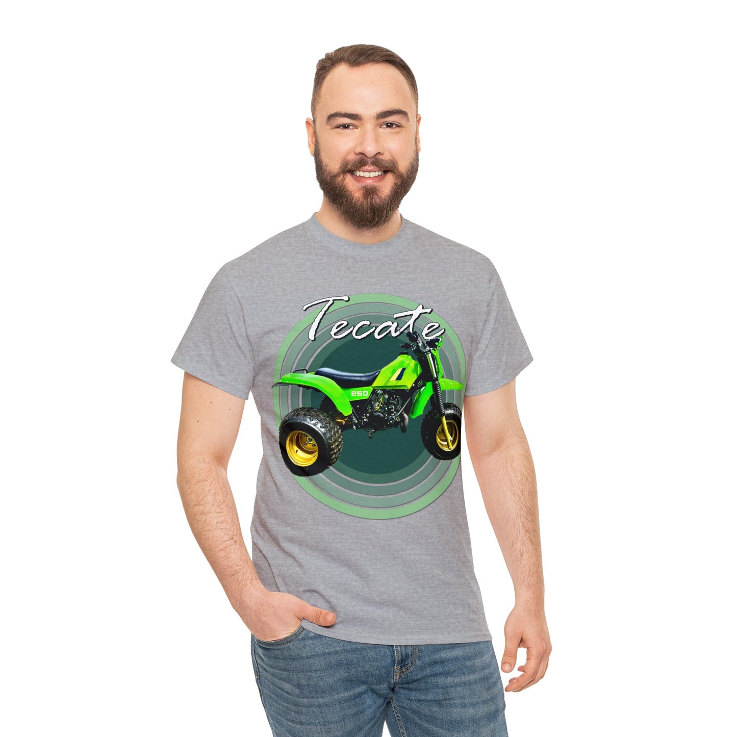 Tecate Vintage Three Wheeler 3 Wheeler ATC ATV Heavy Cotton Tee