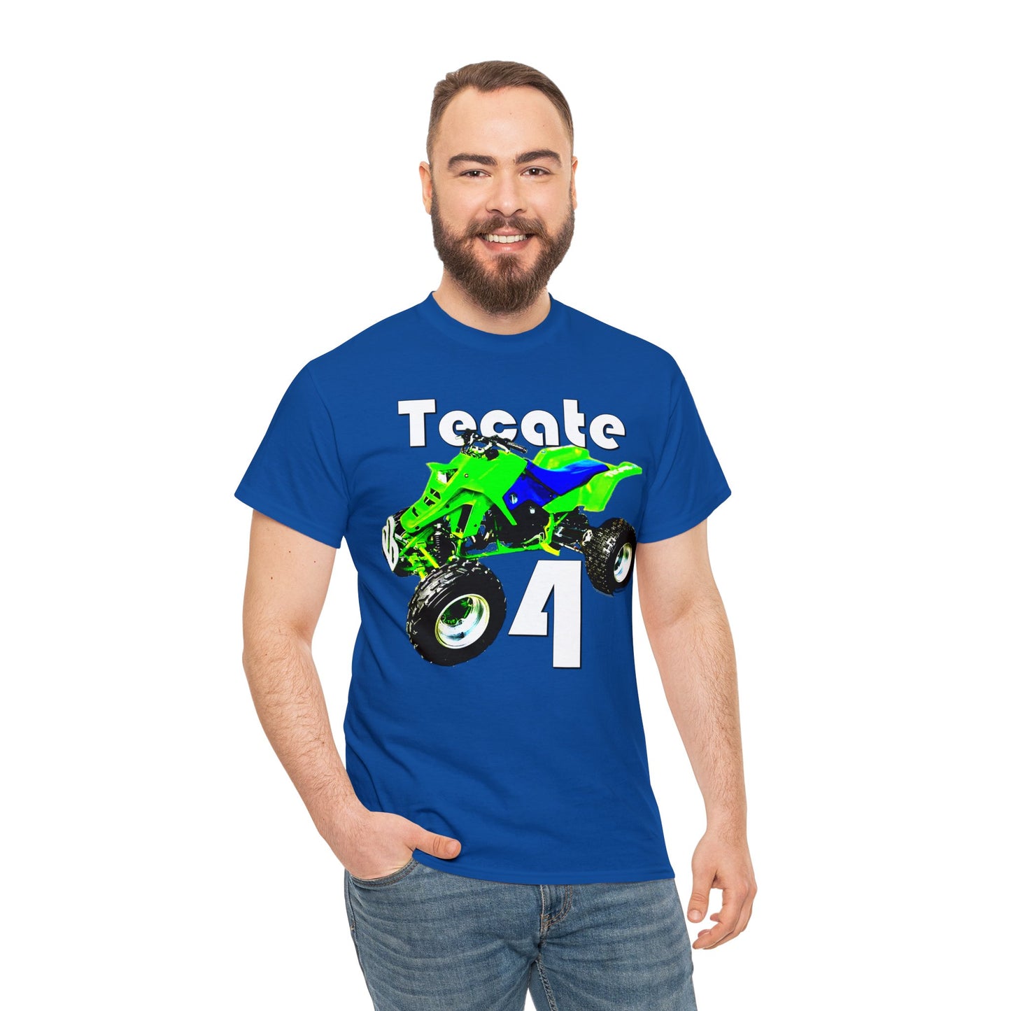 Tecate Vintage Four Wheeler 4 Wheeler ATC ATV Heavy Cotton Tee