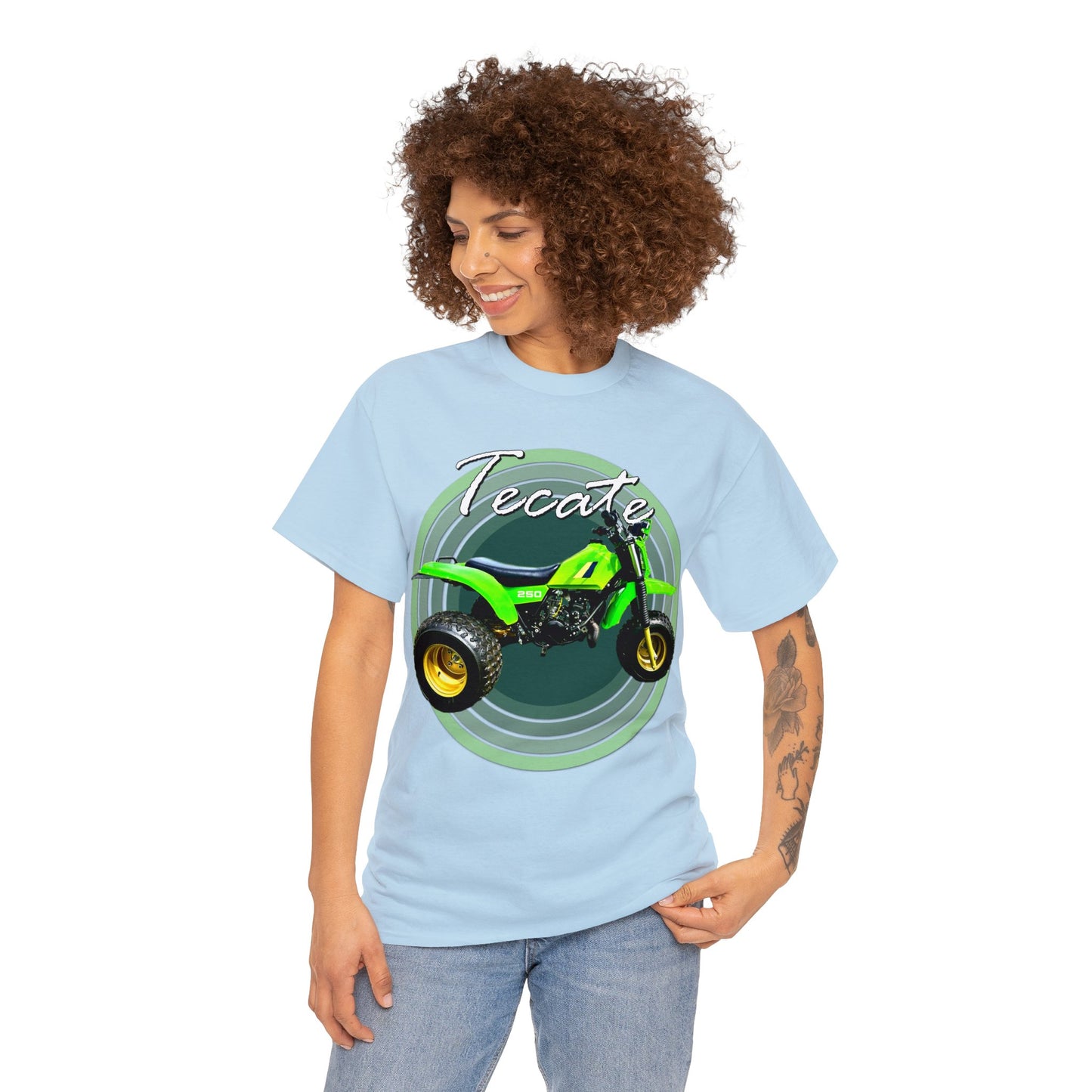 Tecate Vintage Three Wheeler 3 Wheeler ATC ATV Heavy Cotton Tee